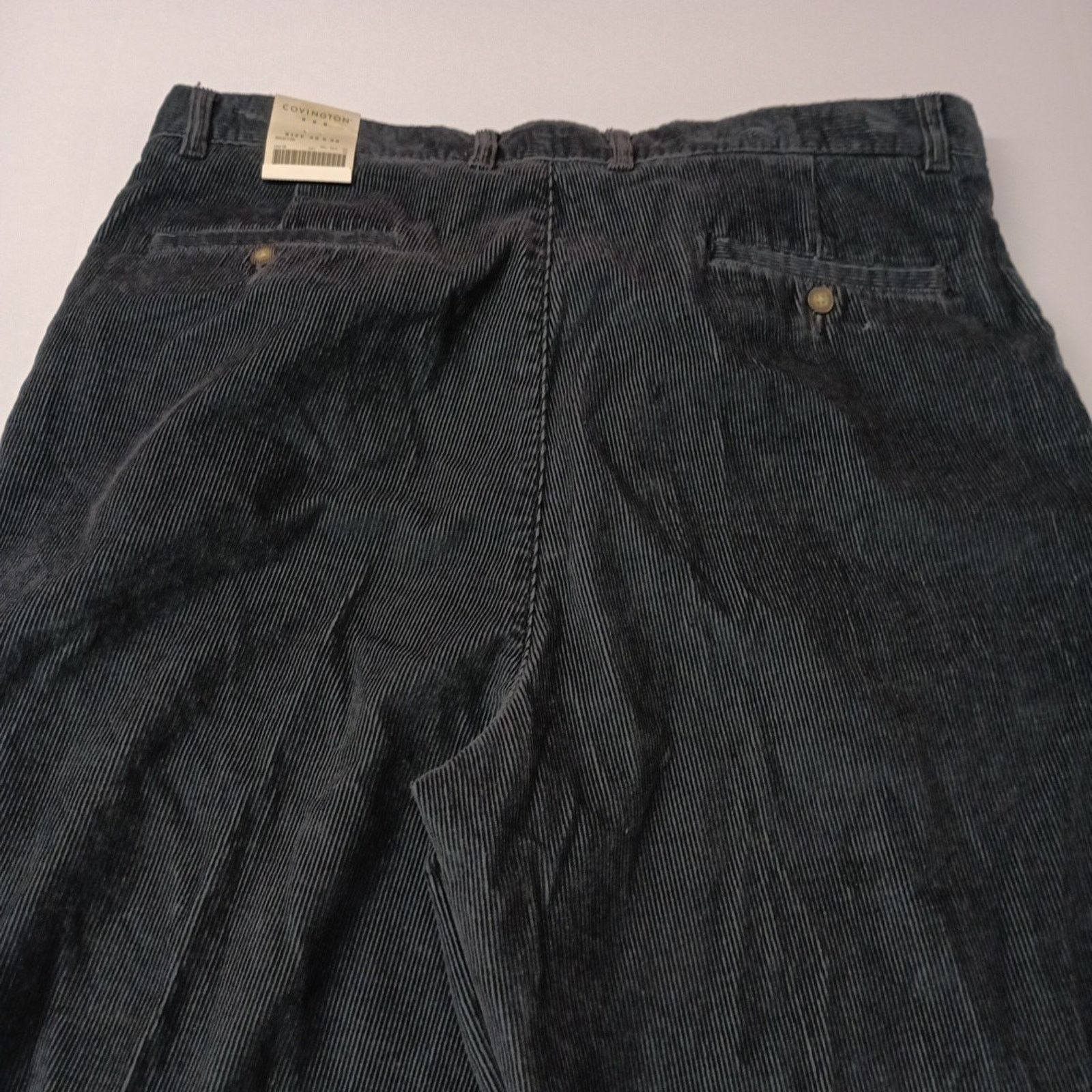 Covington Covington Corduroy Pants Men's Size 40x30 Gray Classic Fit Size US 40 / EU 56 - 7 Thumbnail