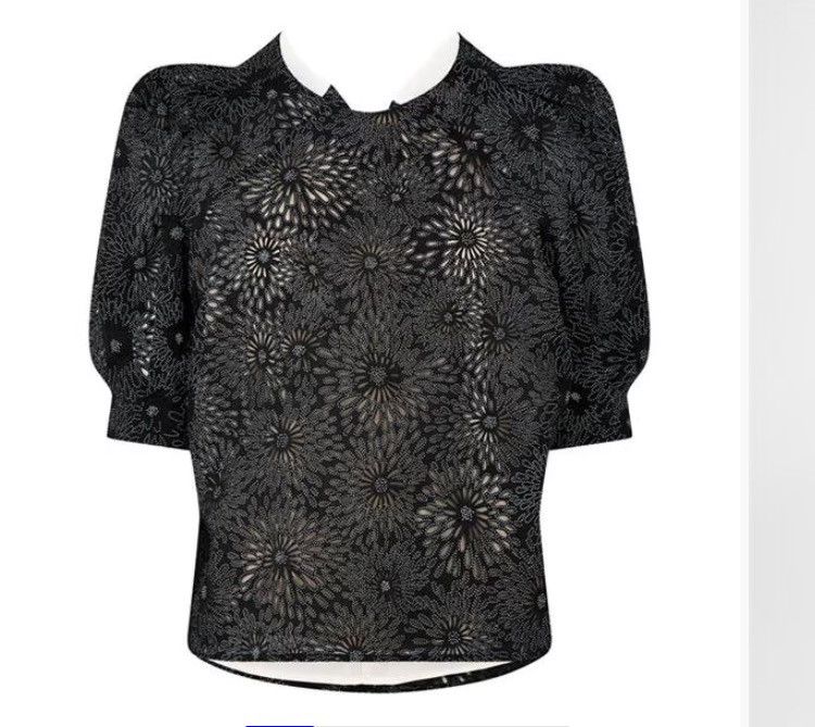 Ted Baker Ted Baker Ingriid Black Box Puff Sleeve Blouse 1 US 2-4 Size S / US 4 / IT 40 - 2 Thumbnail