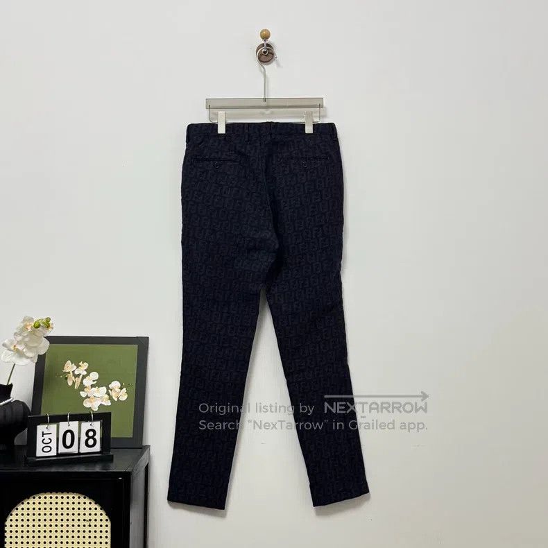 Fendi Fendi Letter Logo Full Print Trousers Size 50L - 5 Thumbnail