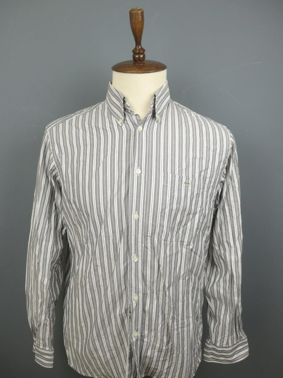 Lacoste Lacoste Multi Striped 100% Cotton Collared Shirt Size 39 Size US M / EU 48-50 / 2 - 1 Thumbnail