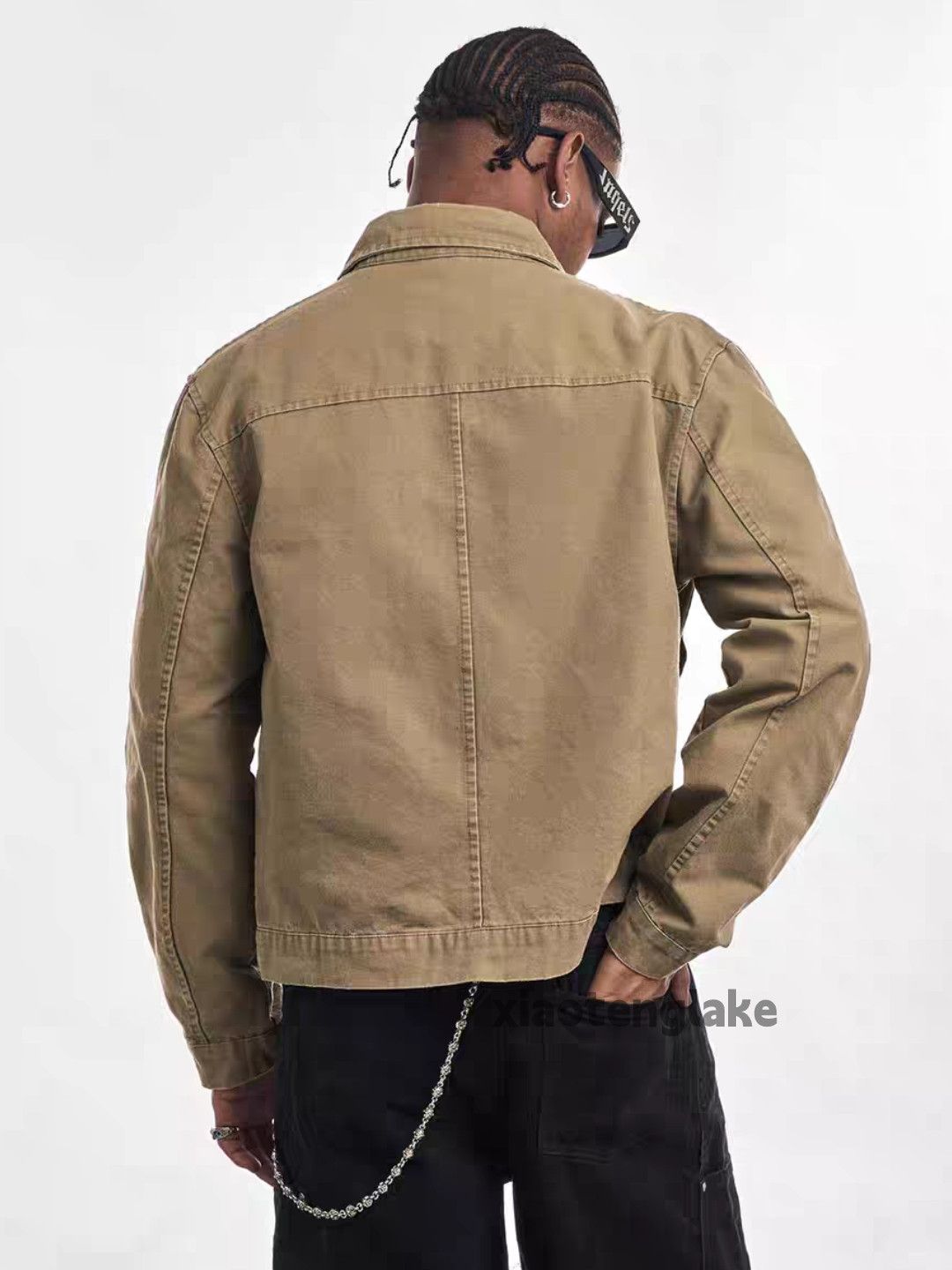 Vintage Unisex outdoor utility loose workwear carpenter jacket Size US XL / EU 56 / 4 - 5 Thumbnail