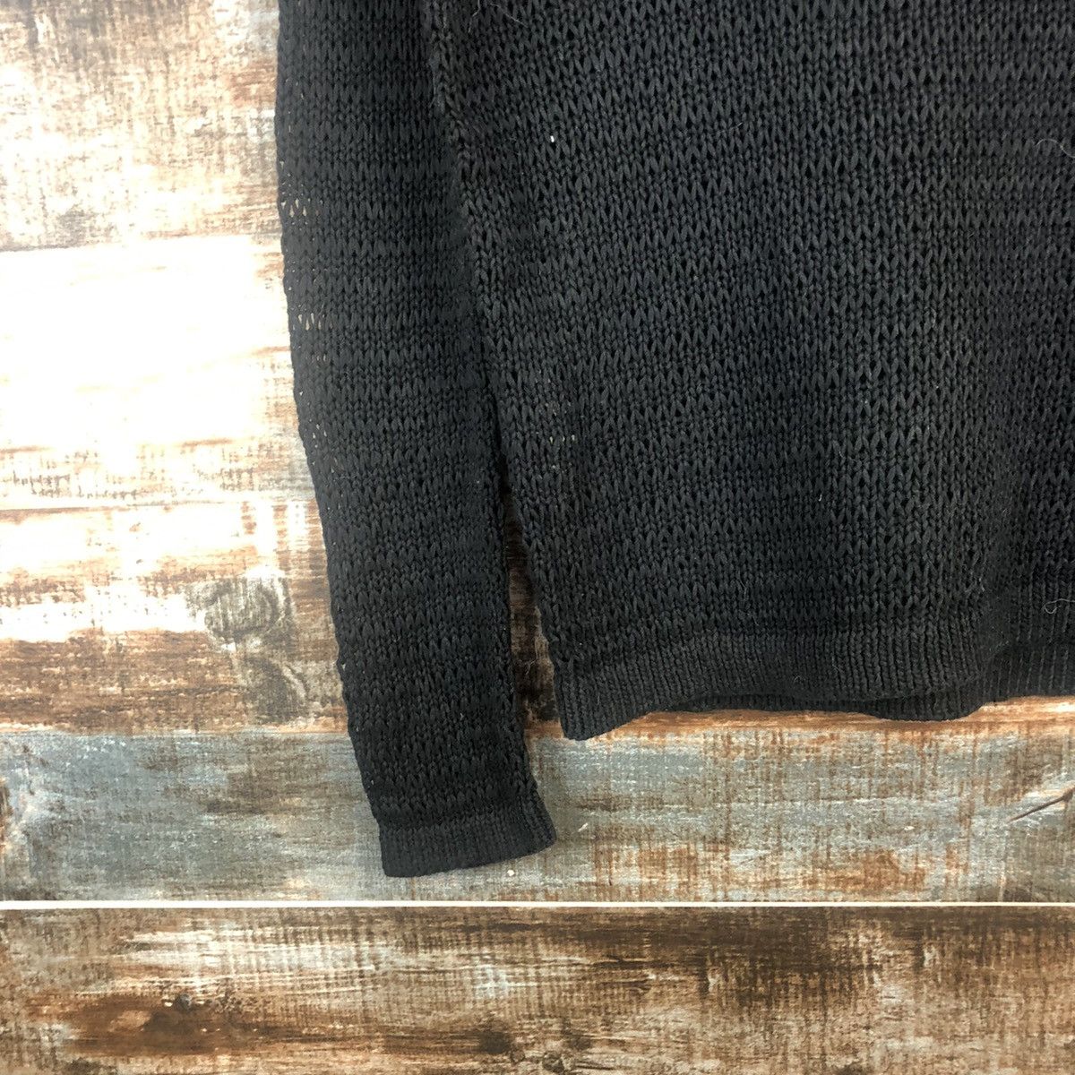 Vintage DL Uniqlo crochet Black Knitwear #C547 Size M / US 6-8 / IT 42-44 - 7 Thumbnail