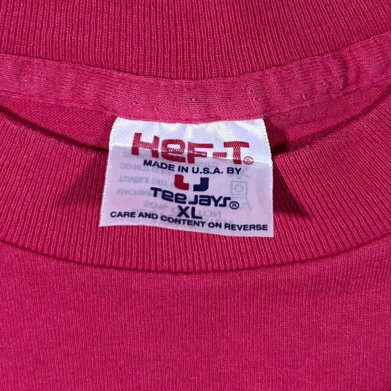 TEE JAYS Vintage Teejays Detroit Michigan Tourist Souvenir Single Stitch T-Shirt XL Red Mens Shirt Graphic 90s Logo Size US XL / EU 56 / 4 - 3 Thumbnail