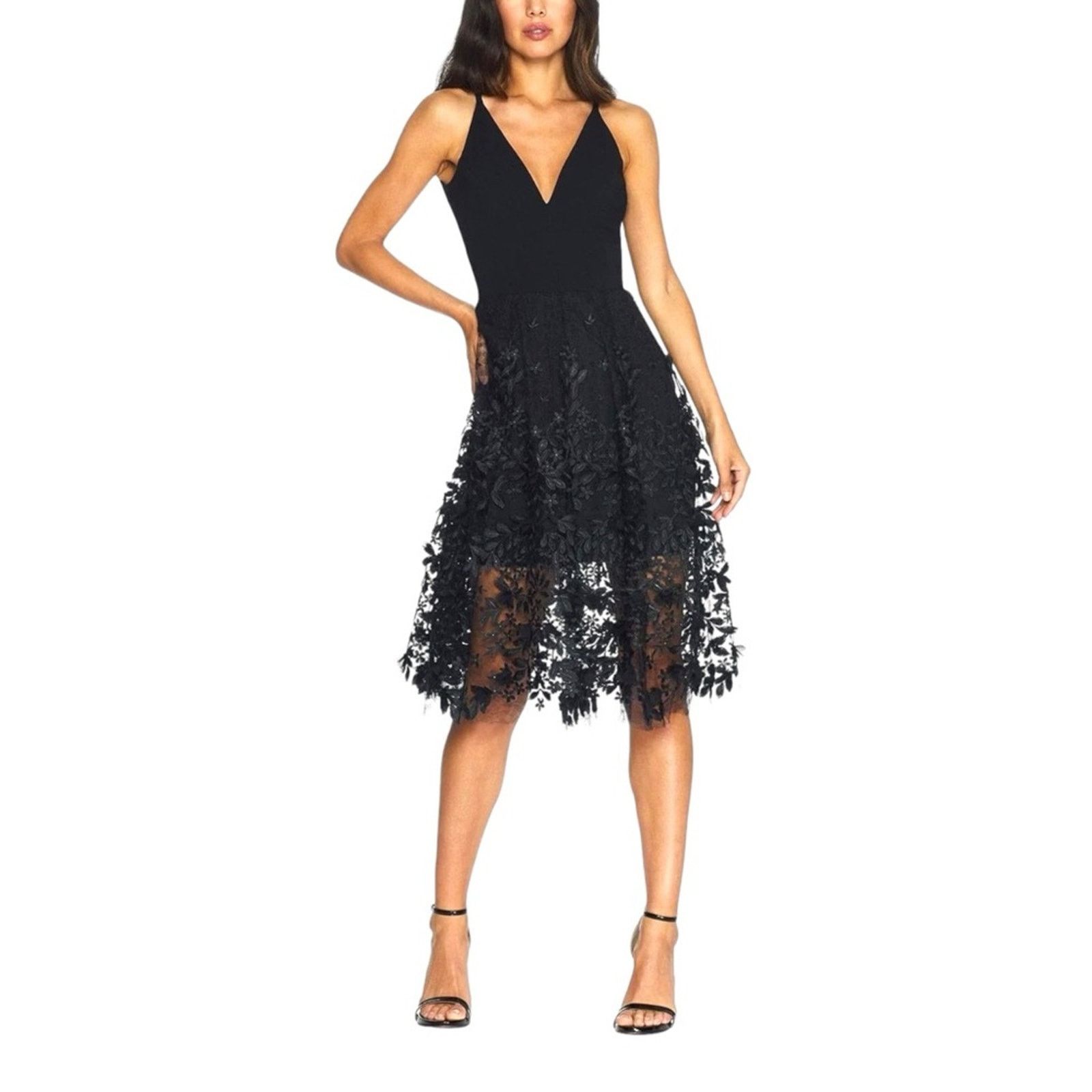 Dress the Population NWT Dress the Population Women's Darleen Black Dress size XL Size XL / US 12-14 / IT 48-50 - 1 Thumbnail