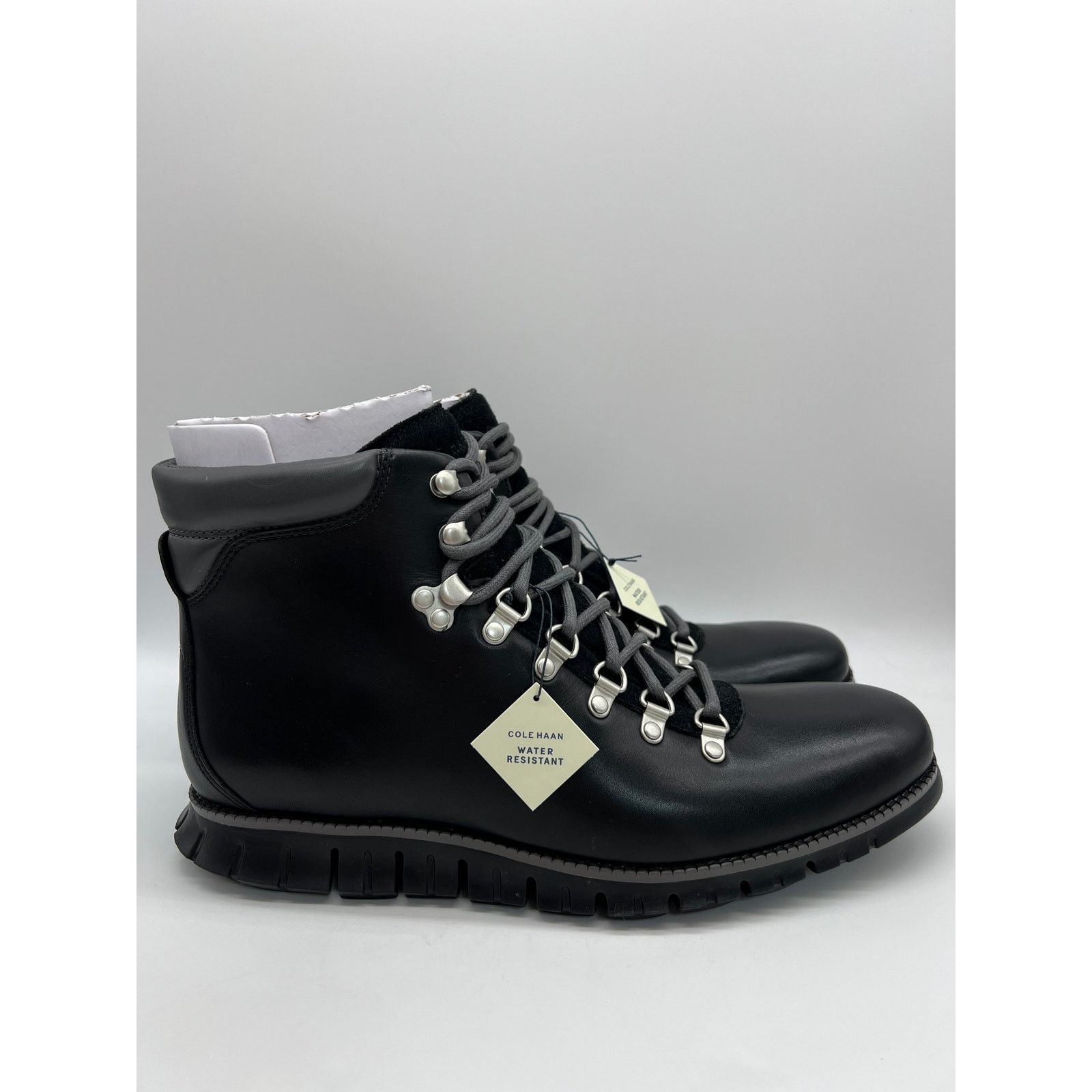 Cole‎ Haan Zerogrand Water Resistant Black Hiking Boot Size 9.5 M C35594 Men main image 3