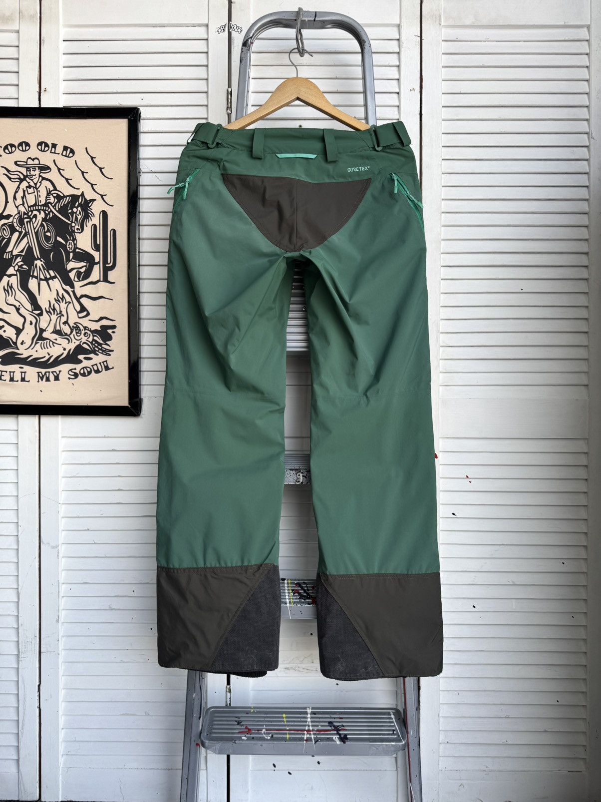 Haglofs Haglöfs Khione Pant Women Gore-Tex Green S Size 28" / US 6 / IT 42 - 3 Thumbnail