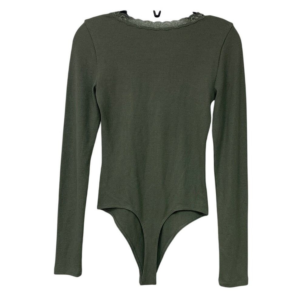 American Eagle Outfitters New American Eagle Womens Small Snap Closure Bodysuit Size S / US 4 / IT 40 - 3 Thumbnail
