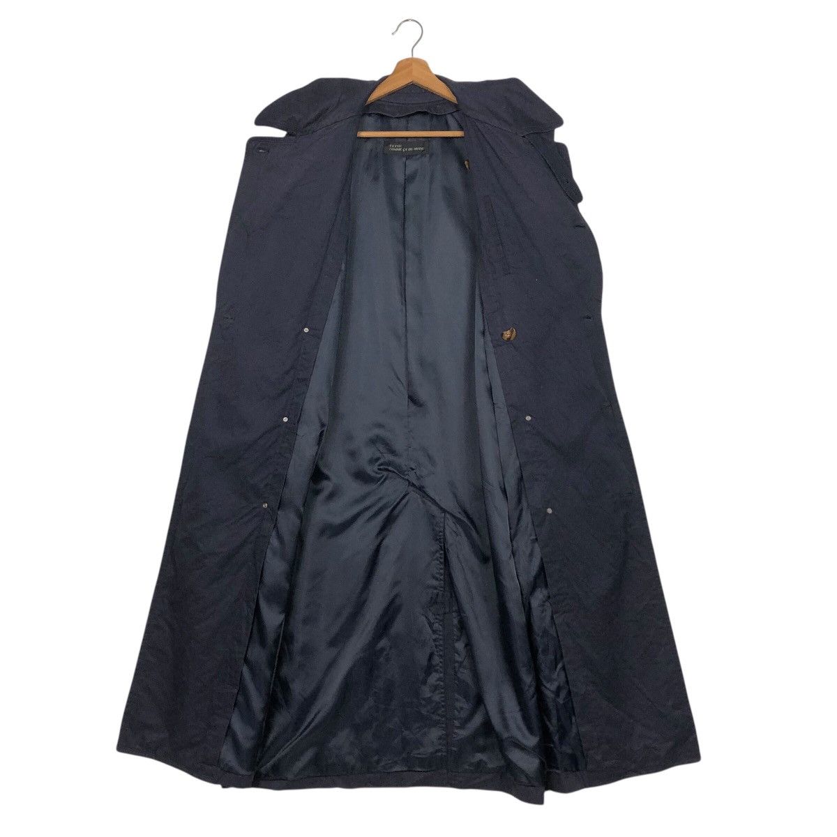 Japanese Brand 📌Rich Blue Vtg Long Jacket Comme Ca Ism Mode Issey Miyake Size US M / EU 48-50 / 2 - 14 Thumbnail