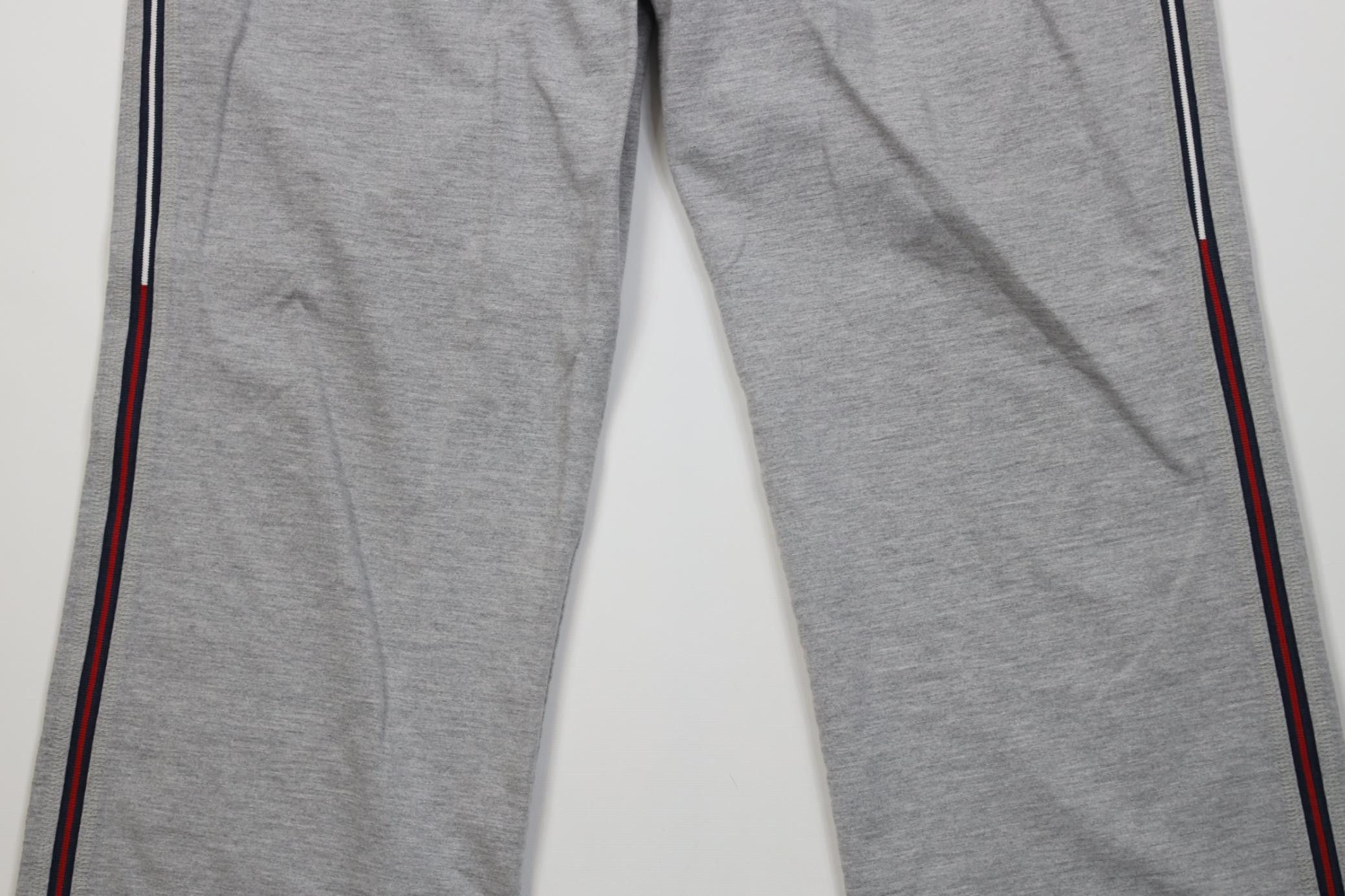 Tommy Hilfiger Vintage 90s Y2K Tommy Hilfiger Wide Leg Sweatpants Gray Size 34" / US 12 / IT 48 - 3 Thumbnail