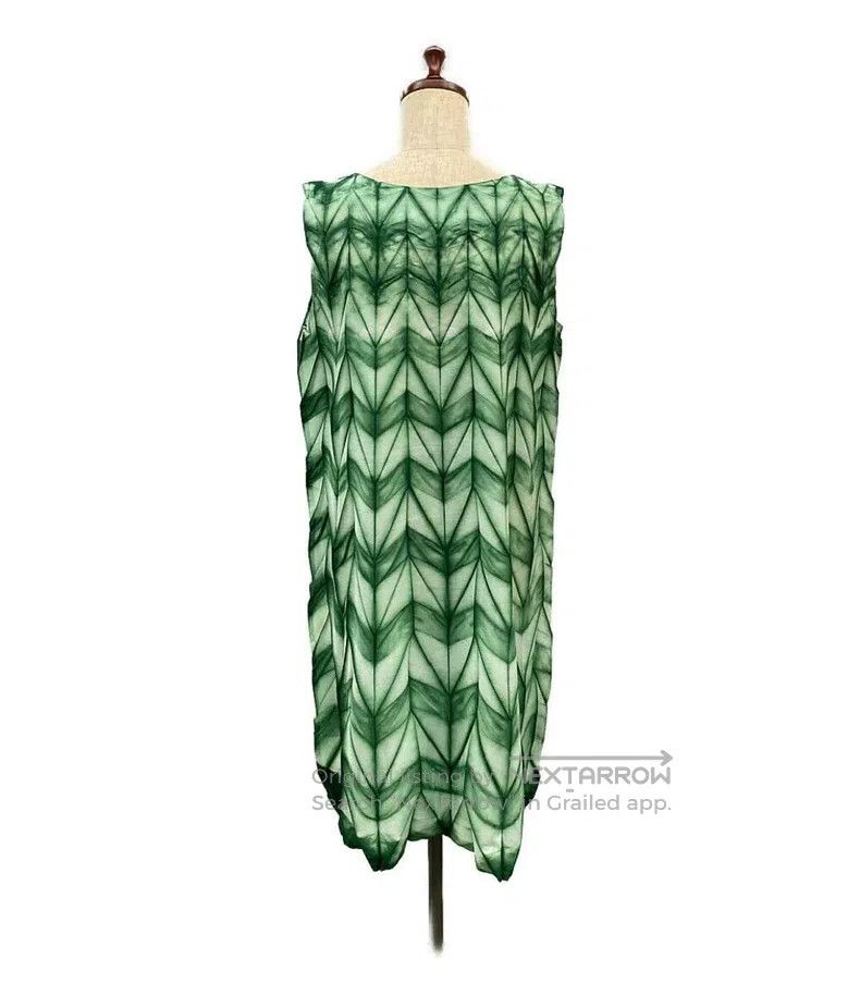 Issey Miyake Issey Miyake Green Dress Size M / US 6-8 / IT 42-44 - 2 Thumbnail