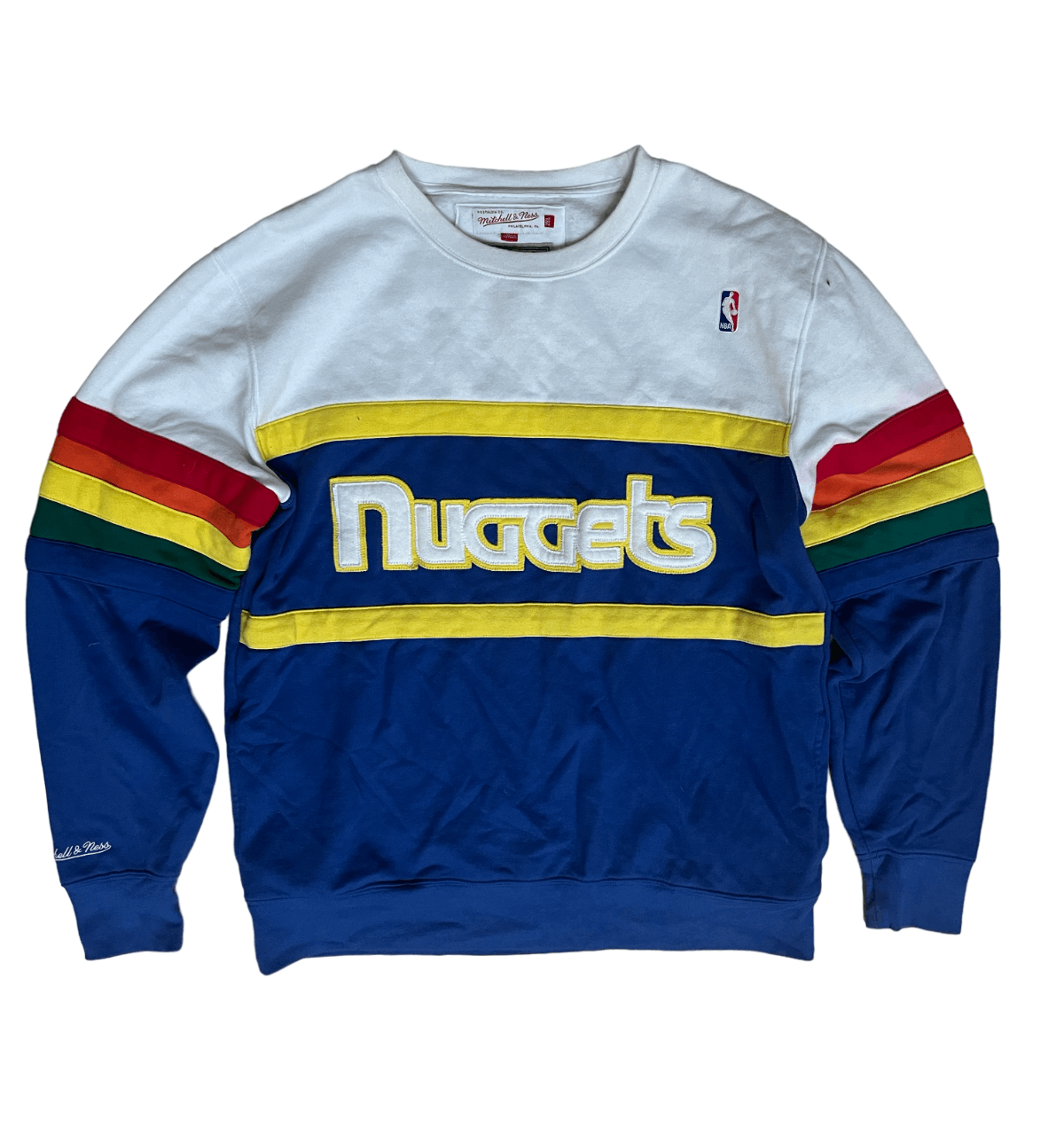 Mitchell & Ness × NBA × Vintage Vintage Mitchell & Ness Nuggets Pullover Hardwood Classics Size US XXL / EU 58 / 5 - 1 Thumbnail