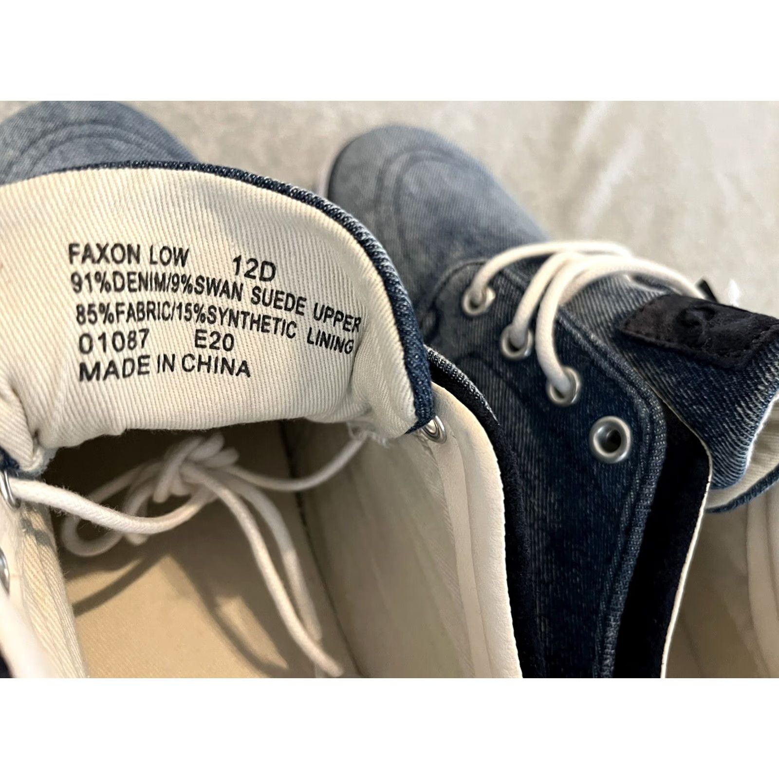 Polo Ralph Lauren Polo Ralph Lauren Faxon Low Denim Swan Suede Pony Shoes Mens Size 12 New Size US L / EU 52-54 / 3 - 7 Thumbnail