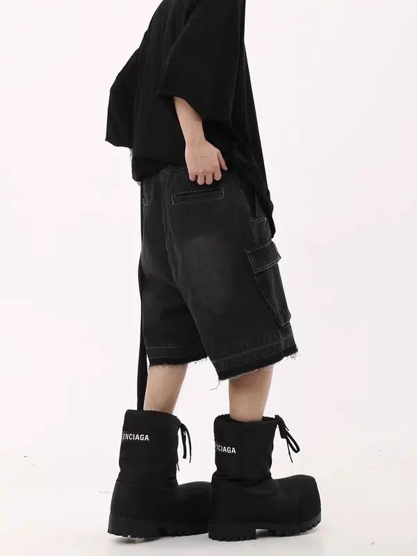 Japanese Brand Sayaka x Yura Vintage High Street Multi-Pocket Denim Shorts Size US 32 / EU 48 - 4 Thumbnail