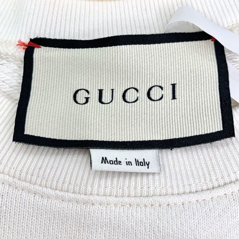 Gucci Gucci Sequin double G apple white round-neck cotton long-sl Size US S / EU 44-46 / 1 - 6 Thumbnail