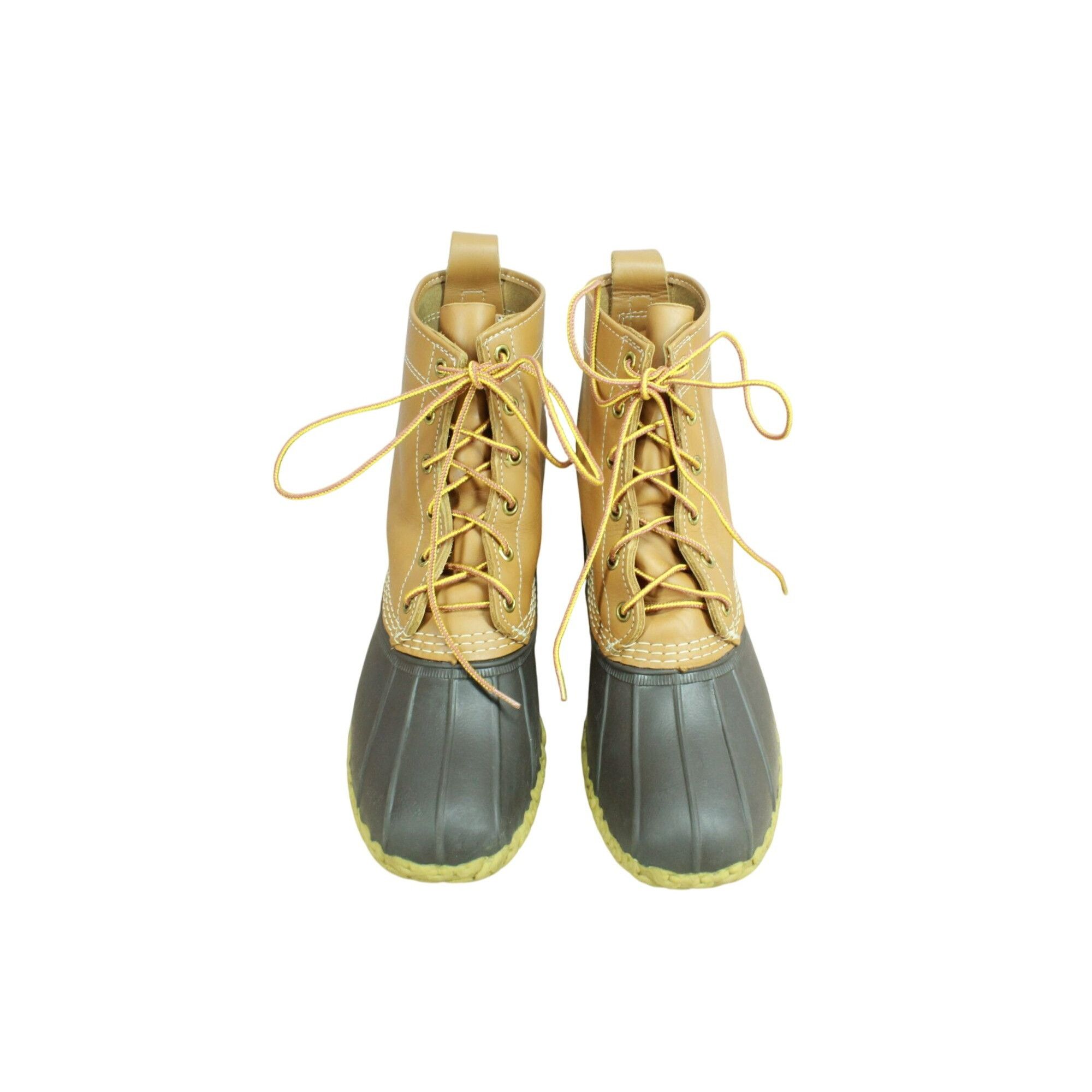L.L. Bean × Leather LL Bean Women's Leather 8" Insulated Ankle Duck Boots 9 M Size US 9 / IT 39 - 5 Thumbnail