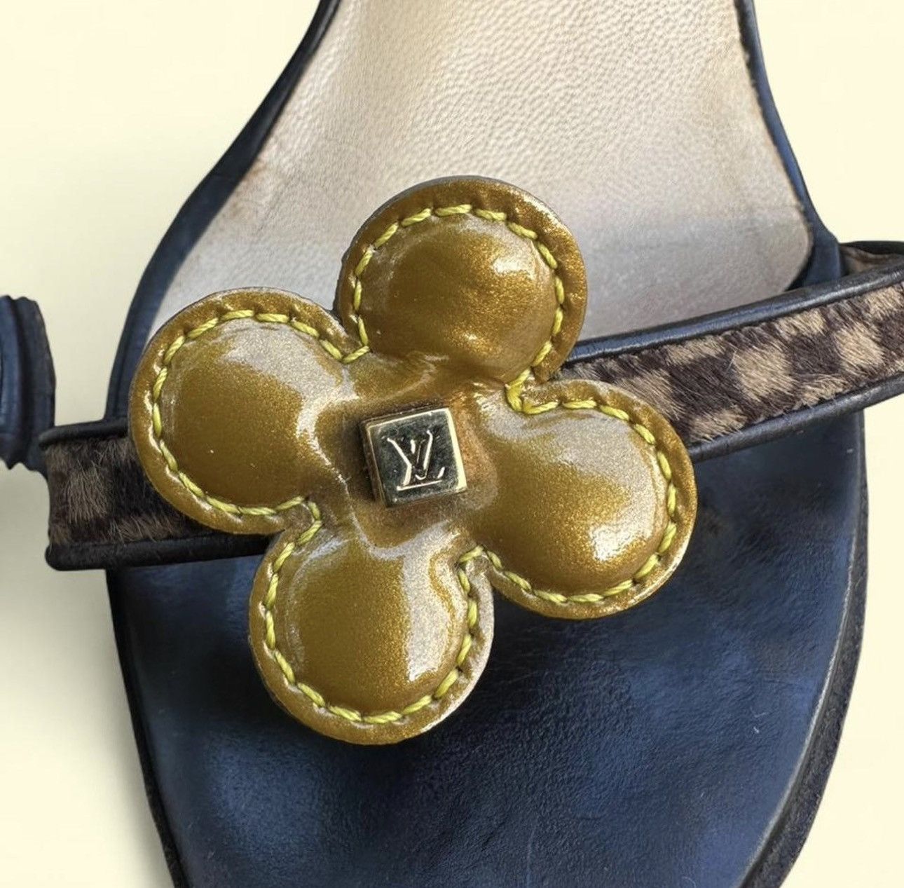 Louis Vuitton Authentic Vintage Louis Vuitton Damier Sauvage Sandals - 4.5 Size US 4.5 / IT 34.5 - 2 Thumbnail