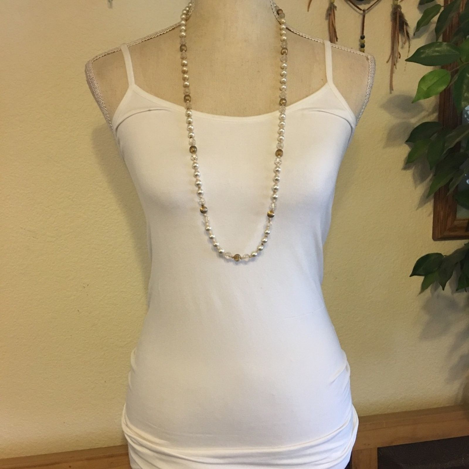 Vintage Vintage St Michael faux pearl beaded necklace Size ONE SIZE - 3 Thumbnail