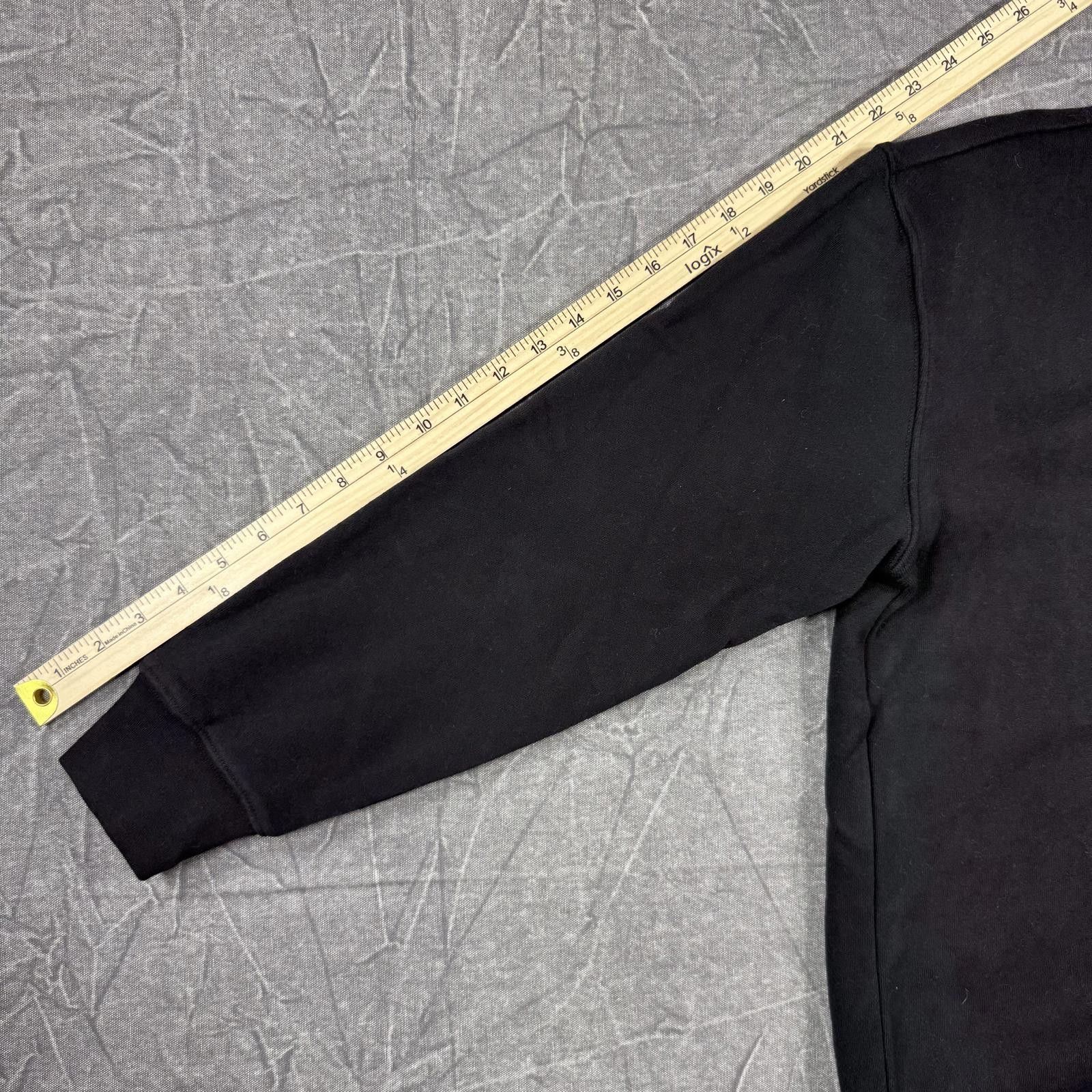 Quince Quince Sweater Unisex M Black NWT Organic Cotton Crew Neck Size US M / EU 48-50 / 2 - 4 Thumbnail