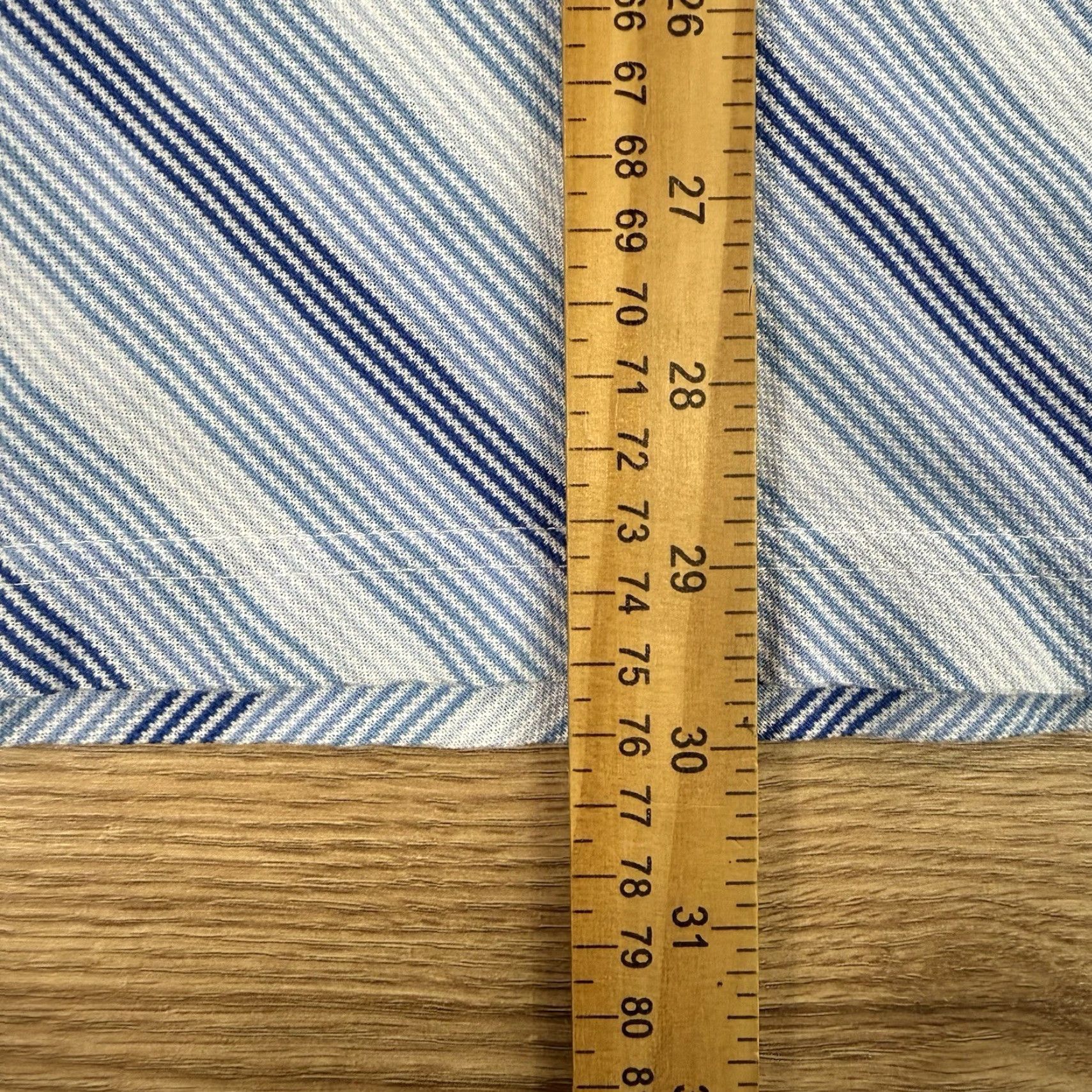 Tommy Hilfiger Tommy Hilfiger Polo Shirt Men XL Blue Stripe Chevron Cotton Short Sleeve Regular Size Size US XL / EU 56 / 4 - 4 Thumbnail