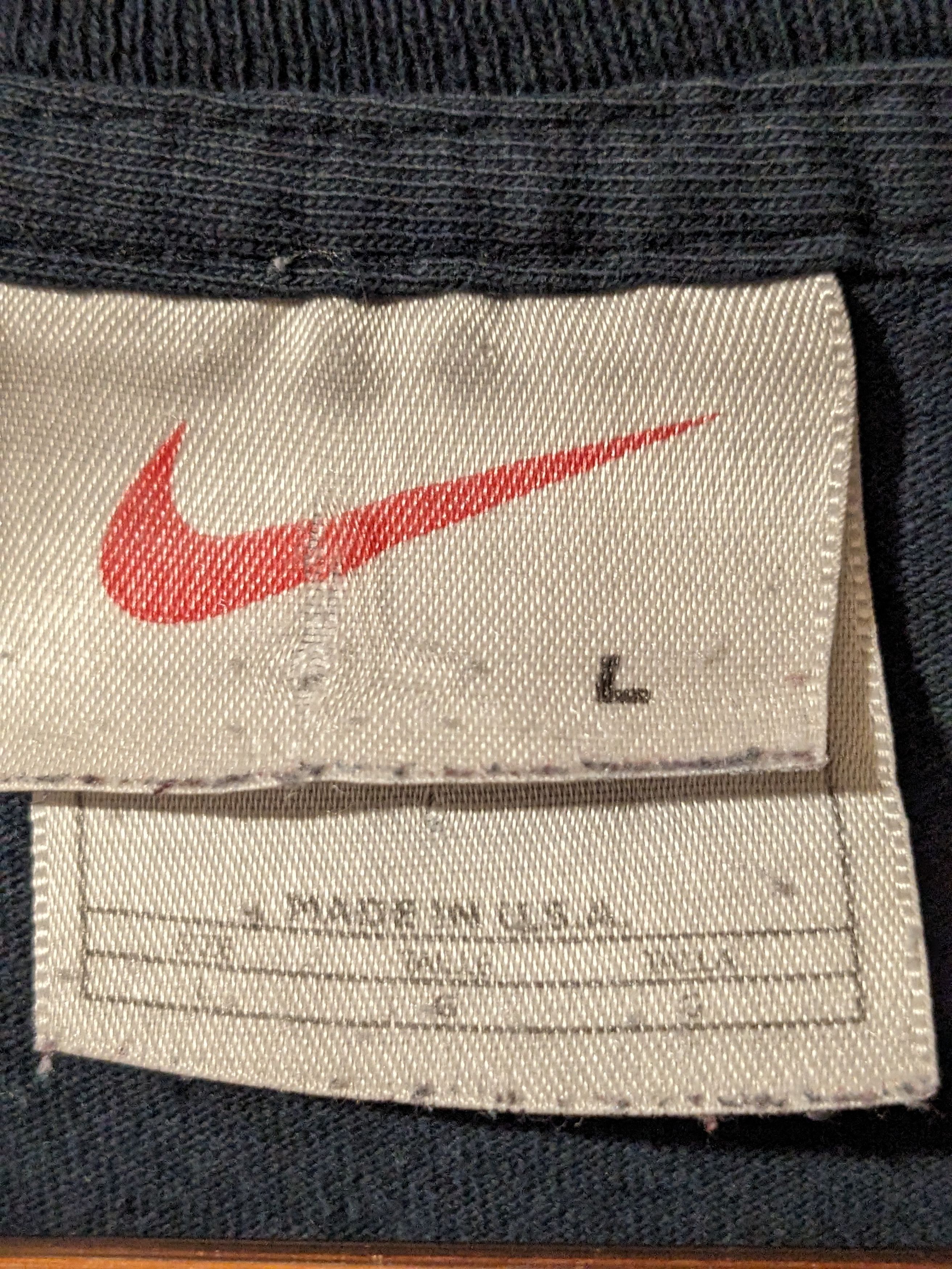 Nike × Vintage Vintage 90s Nike Whoever Said Last Man Womans Large T-Shirt Size L / US 10 / IT 46 - 3 Thumbnail