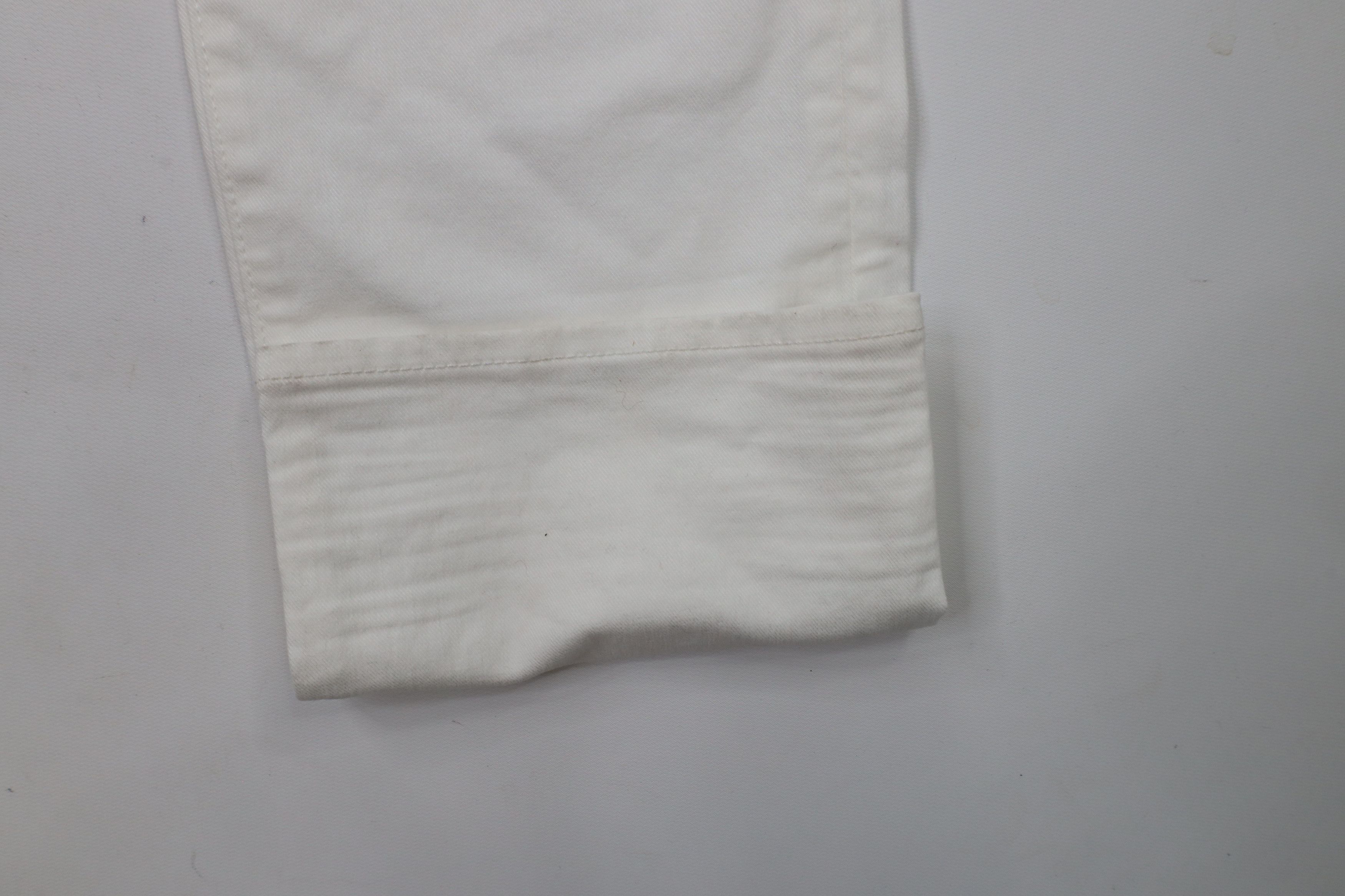 Gap × Vintage Deadstock Vintage Y2K Gap Fit Stretch Denim Jeans White Size US 33 - 6 Thumbnail