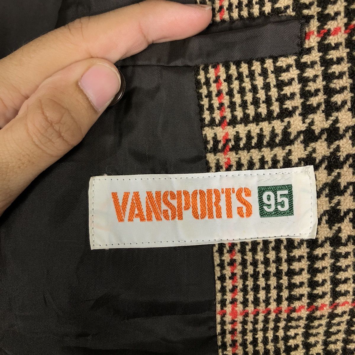Japanese Brand 🔥TARTAN DESIGN LEATHER PARTS VANSPORT JAPAN MADE Size US M / EU 48-50 / 2 - 13 Thumbnail