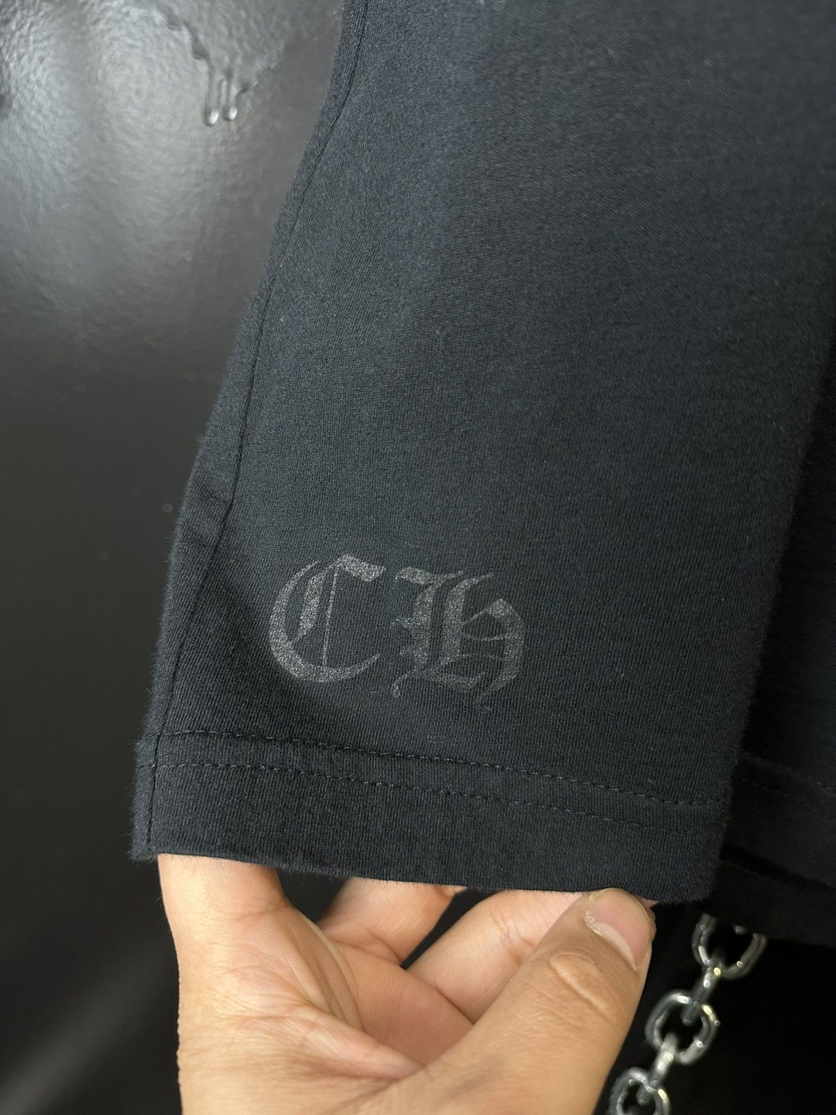 Chrome Hearts Chrome Hearts USA Script Logo Pocket Tee Size US M / EU 48-50 / 2 - 5 Thumbnail