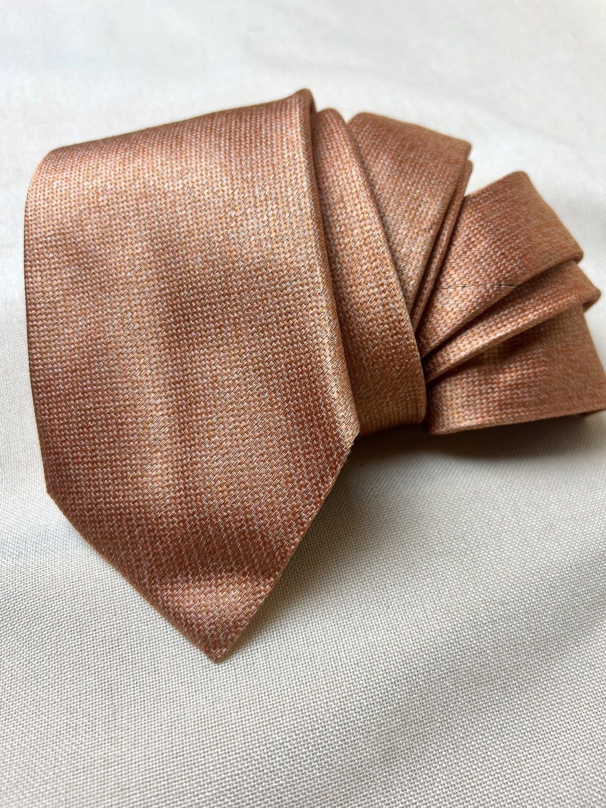 Chopard Chopard orange Silk Mens Tie Size ONE SIZE - 2 Thumbnail