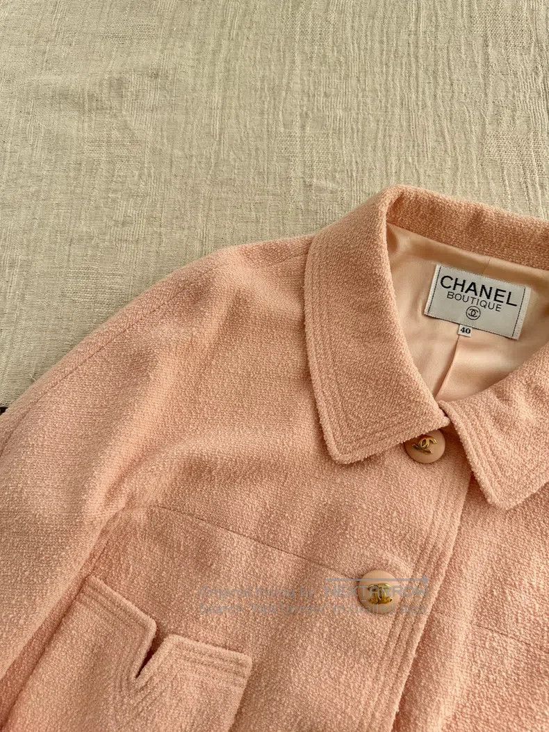 Chanel Chanel 94B tweed double c button short jacket Size S / US 4 / IT 40 - 6 Thumbnail