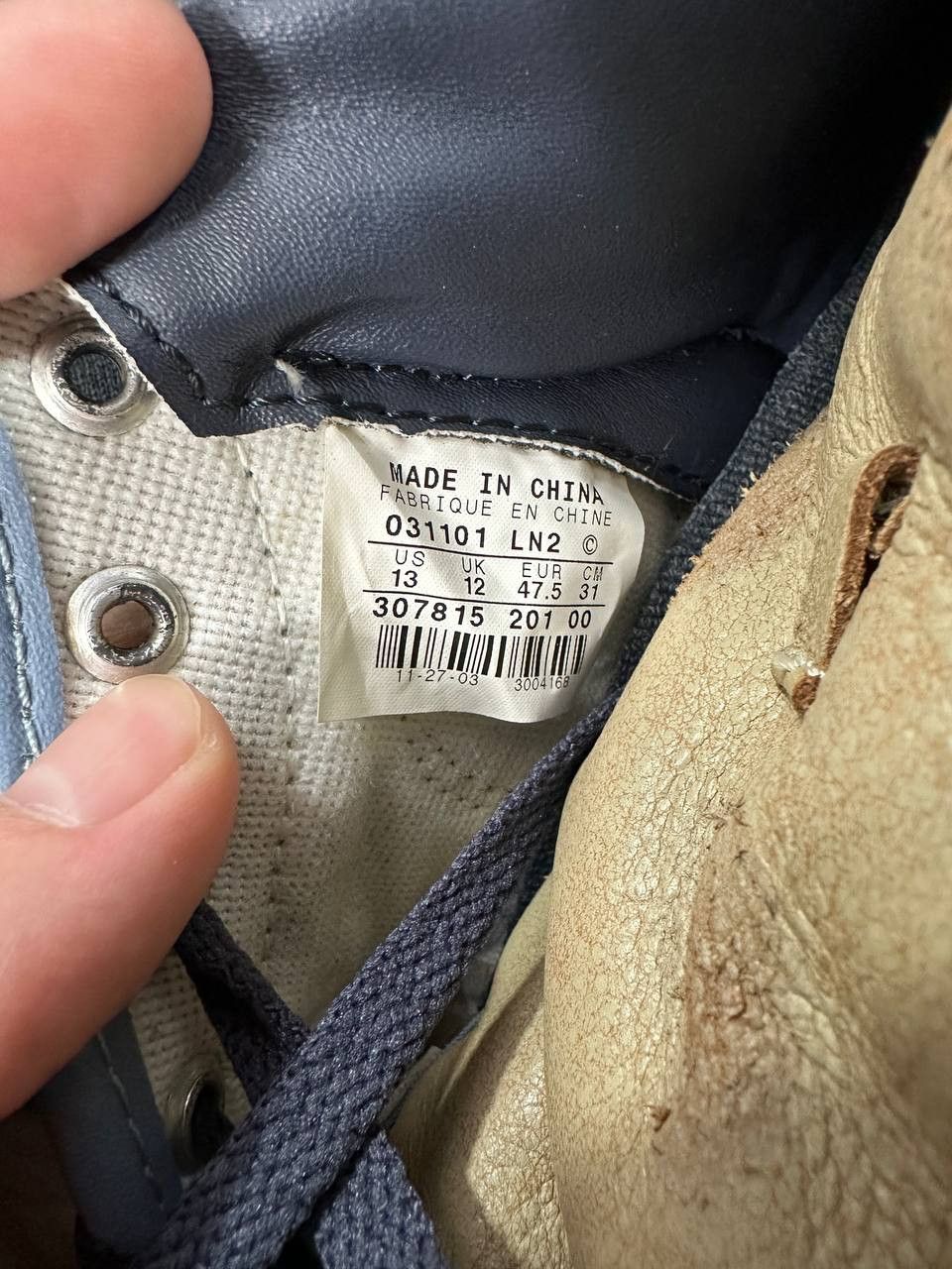 Nike Nike Vandal Supreme Premium 'Sand Dark Blue Grey' 2004 Size US 13 / EU 46 - 9 Thumbnail