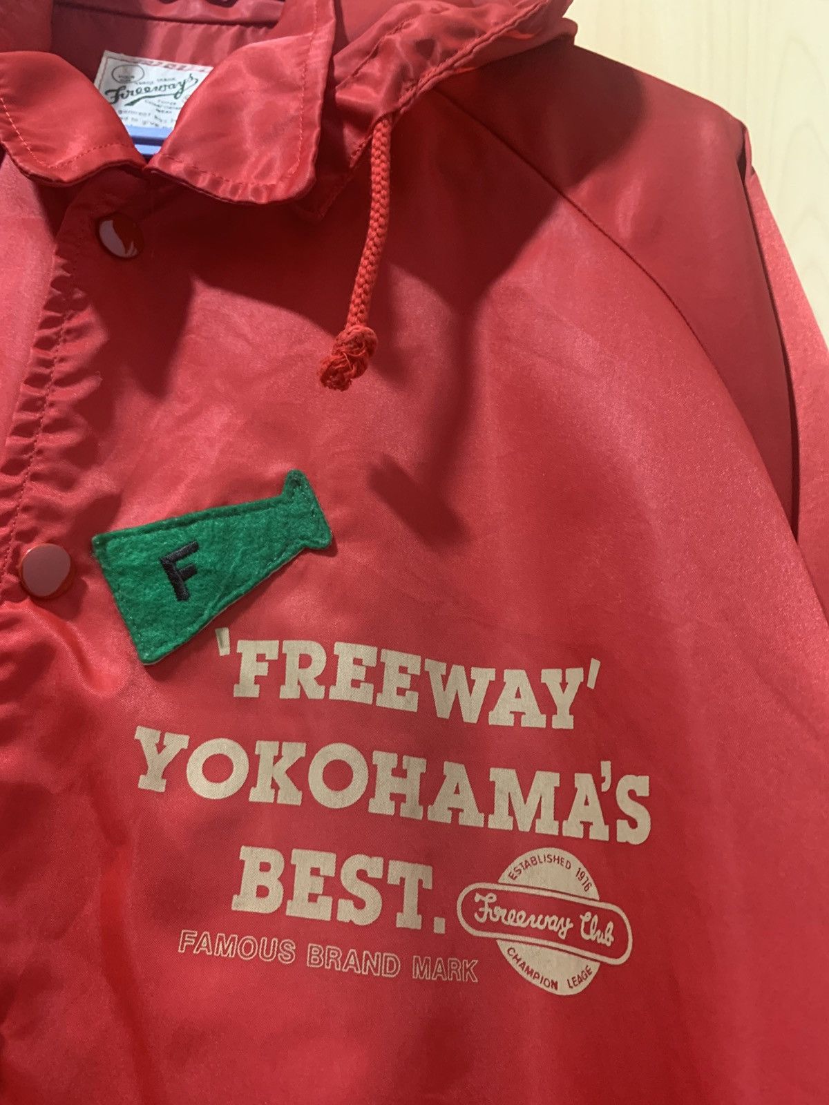 Vintage Vintage Freeway Yokohama’s Best windbreaker jacket hoodie Size US XL / EU 56 / 4 - 4 Thumbnail