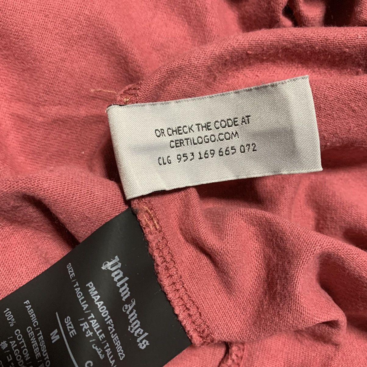 Palm Angels Palm Angels Medium Kill The Bear Burgundy Tee Size US M / EU 48-50 / 2 - 8 Thumbnail