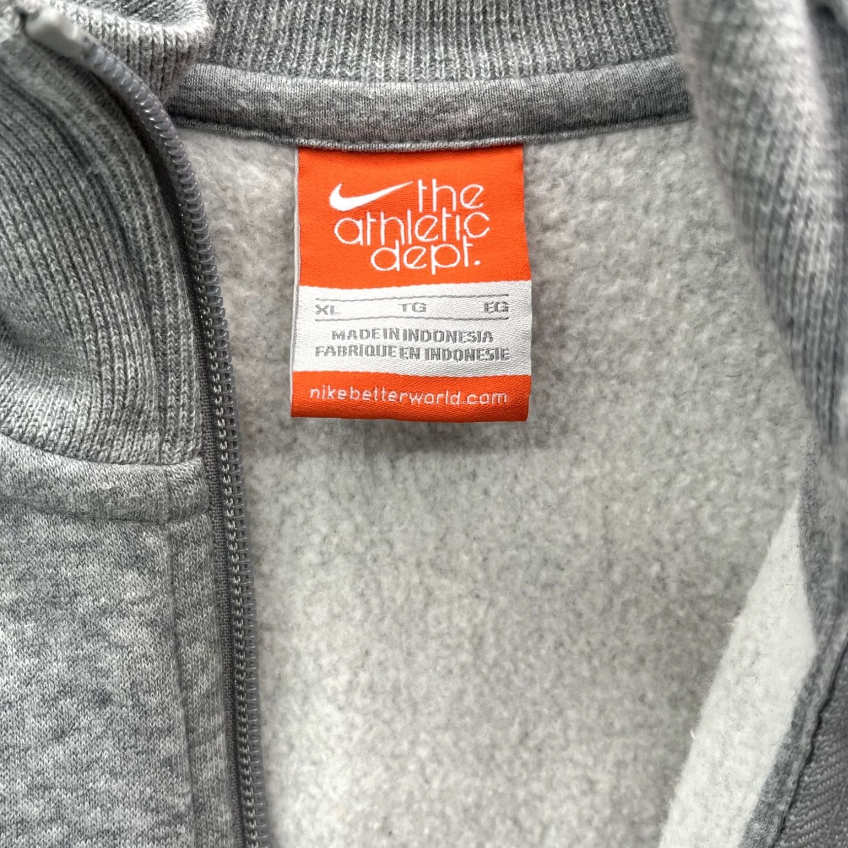 Nike Nike The Athletic Dept. 1/4 Zip Sweater Men XL Gray Sportswear Comfy Basic Sport Size US XL / EU 56 / 4 - 3 Thumbnail