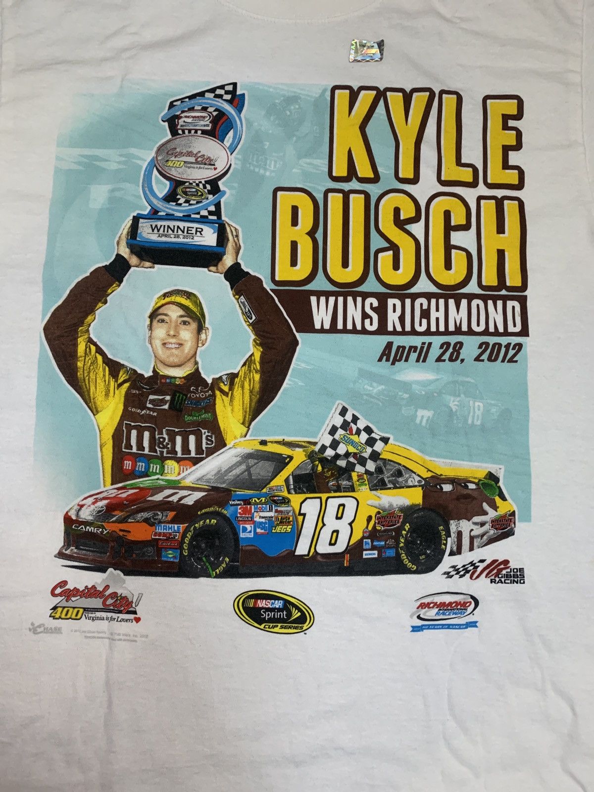 Chase Authentics Vintage Nascar Chase Authentics Kyle Busch Wins Richmond Size US M / EU 48-50 / 2 - 3 Thumbnail
