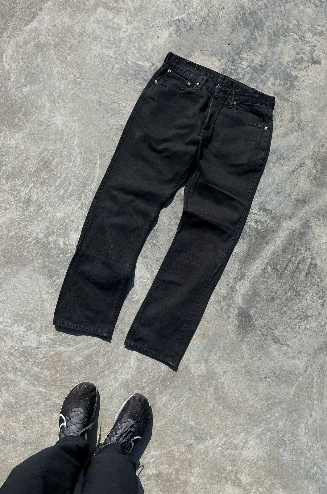 Levi's VINTAGE LEVIS 581 MADE IN BELGIUM DISTRESS JEANS Y2K Size US 32 / EU 48 - 7 Thumbnail