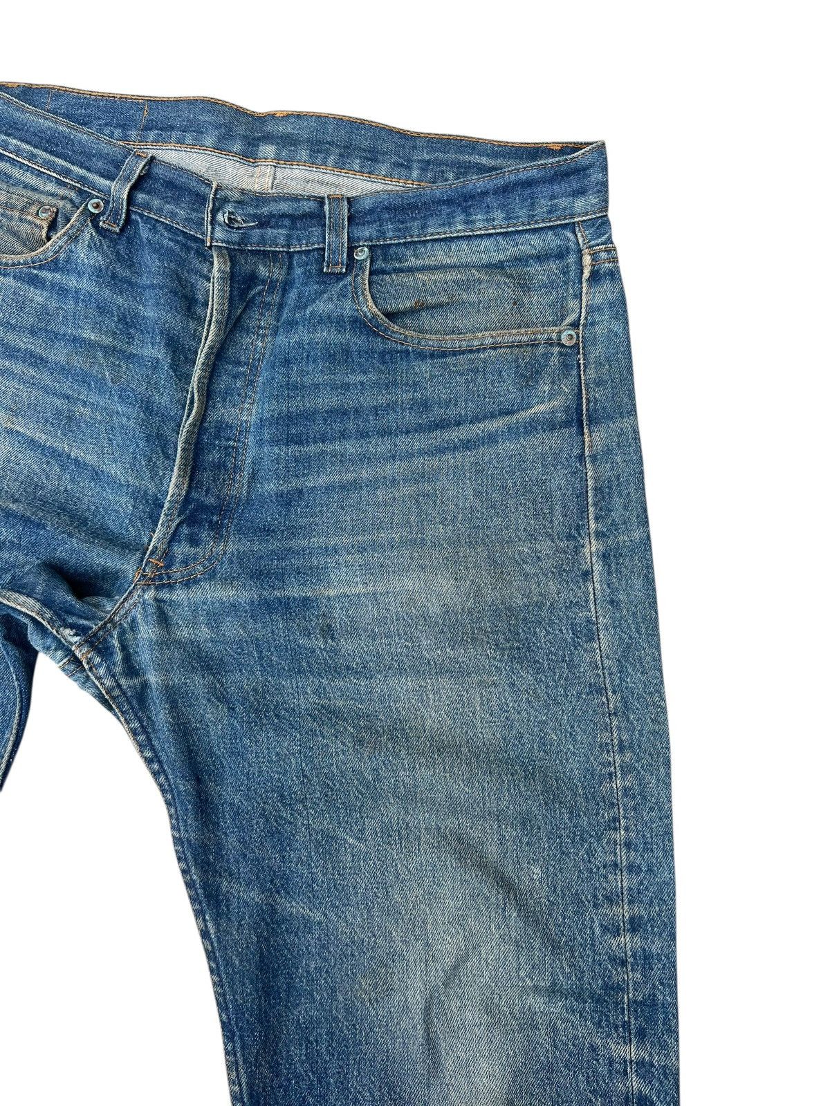 Levi's Vintage 80s Levi’s 501 Made in USA Dirty Mud Denim Jeans Size US 35 - 11 Thumbnail