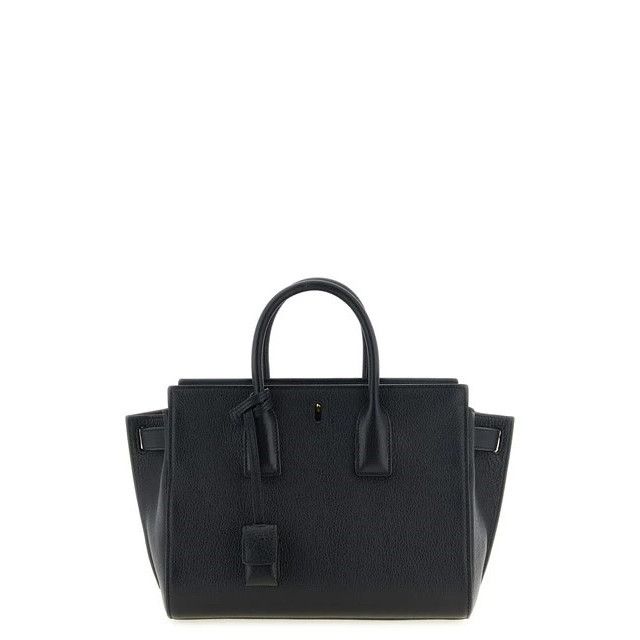 SAINT LAURENT Sac De Jour Small Black Top Handle Bag New
