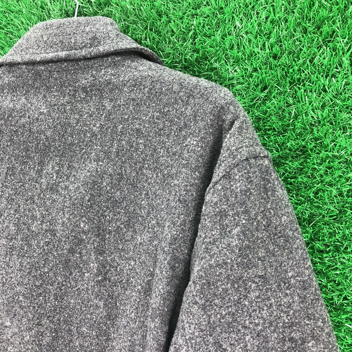 Uniqlo Vintage 90's Uniqlo Wool Peacoat Double Breasted Button Size US XL / EU 56 / 4 - 5 Thumbnail