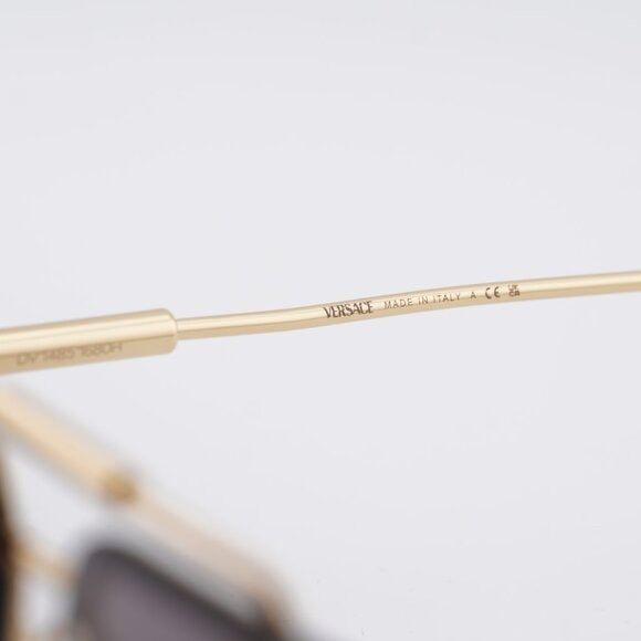 Versace Versace VE2245 100258 Sunglasses Gold Rectangle Frame, Pink Size ONE SIZE - 5 Thumbnail