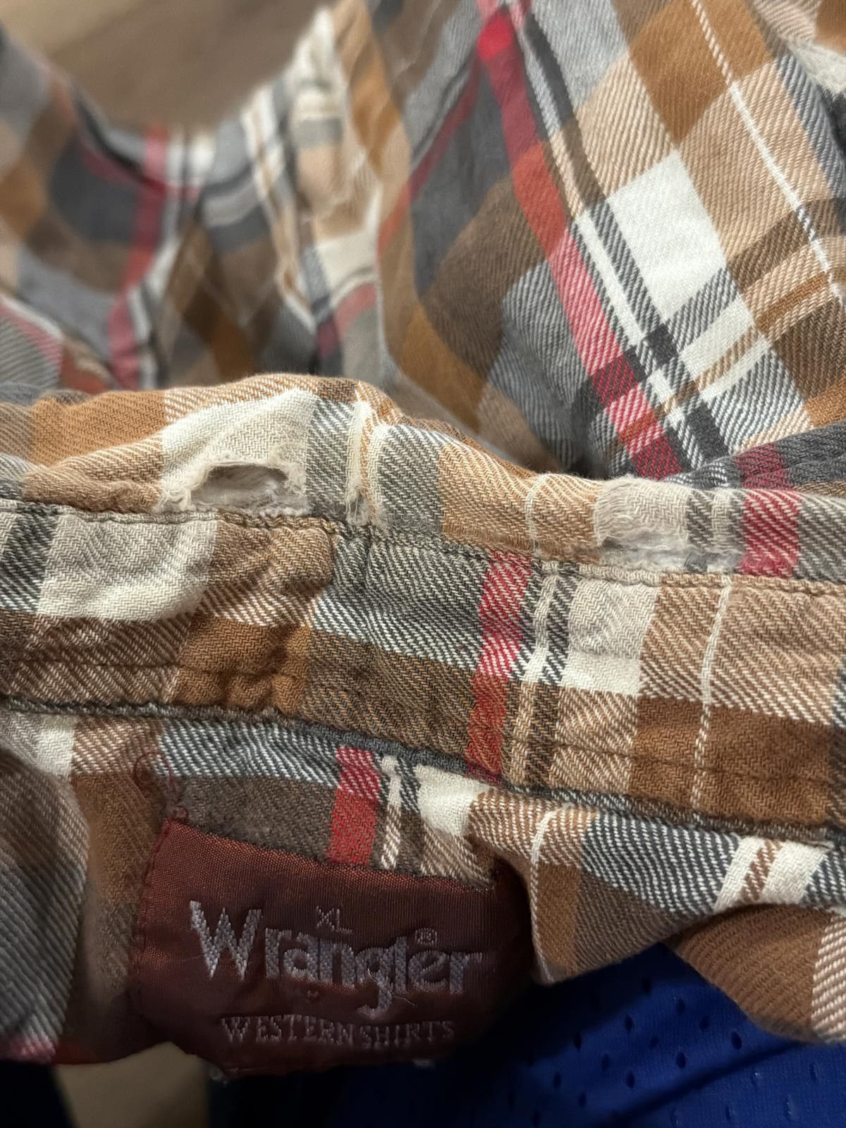 Wrangler Vintage Wrangler Western Cowboy Snap Shirt Plaid 90s Y2K Size US XL / EU 56 / 4 - 3 Thumbnail