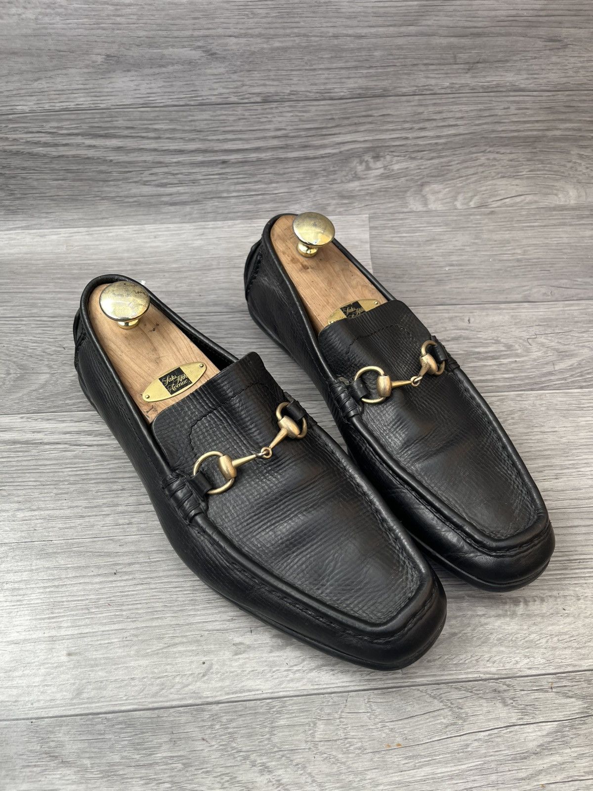 Gucci Gucci horsebit black leather loafers sz 43.5 Size US 10.5 / EU 43-44 - 8 Thumbnail