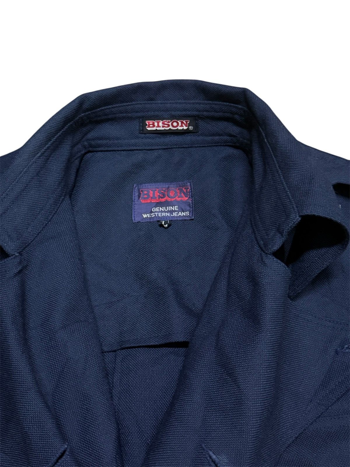 Japanese Brand × Vintage BISON GENUINE WESTERN JEANS Size L / US 10 / IT 46 - 3 Thumbnail