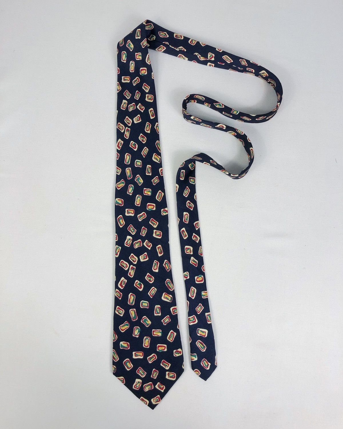 Balenciaga Rare Vintage Balenciaga Silk Tie Size ONE SIZE - 2 Thumbnail