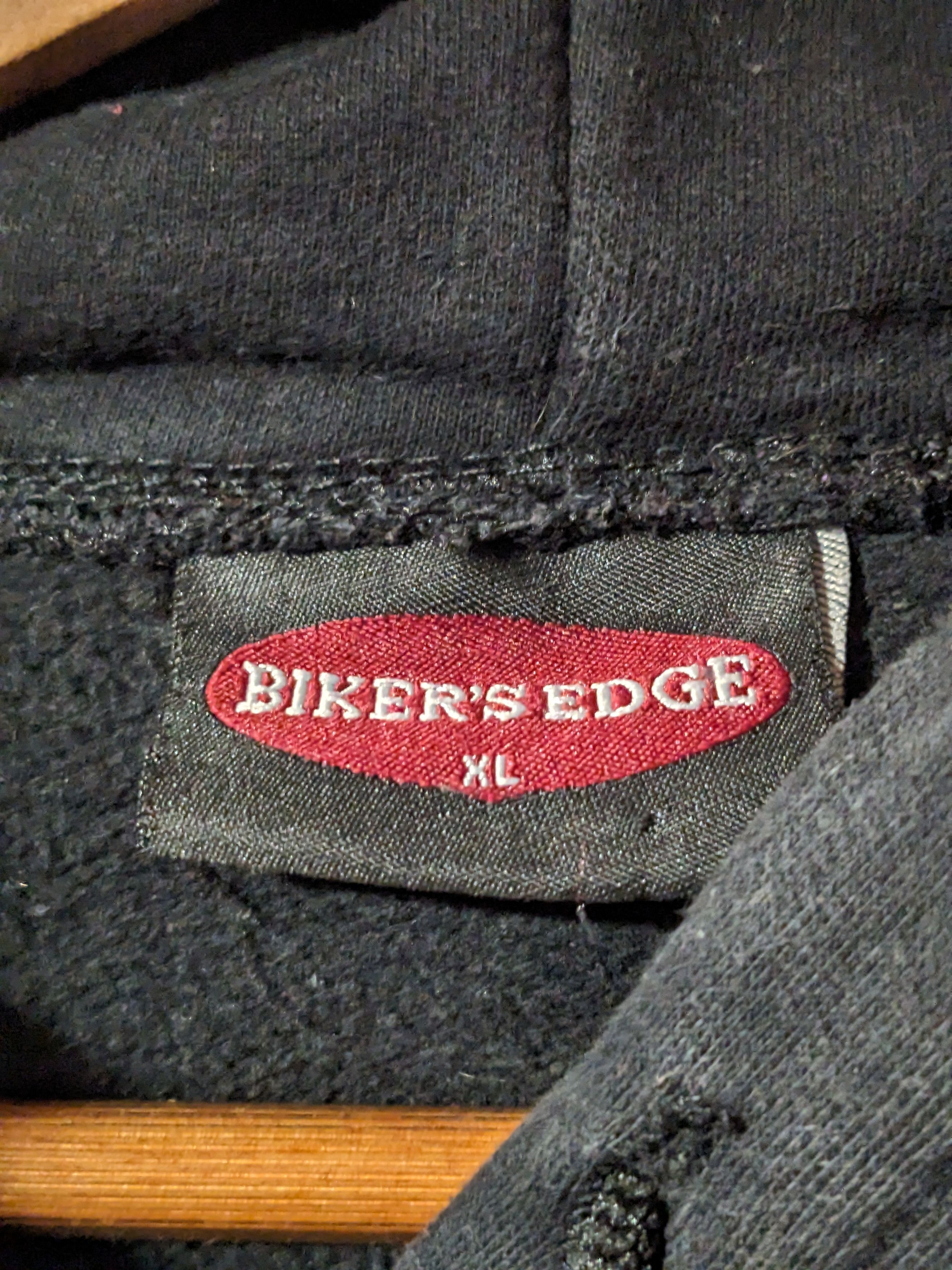 Harley Davidson Vintage Y2K Biker's Edge Flames Logo Embroidery Hoodie Size US XL / EU 56 / 4 - 5 Thumbnail