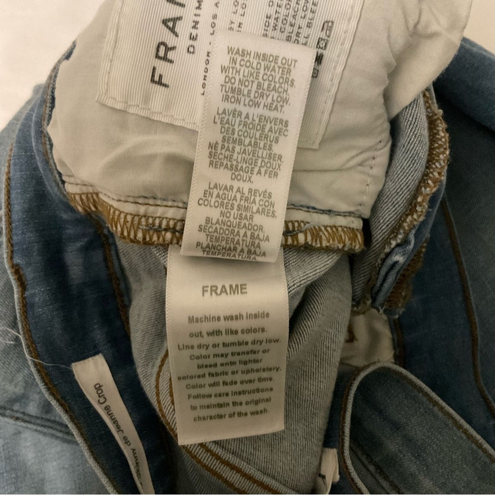 Frame FRAME Denim Waterloo Le Skinny de Jeanne Crop 26 Size 26" / US 2 / IT 38 - 10 Thumbnail
