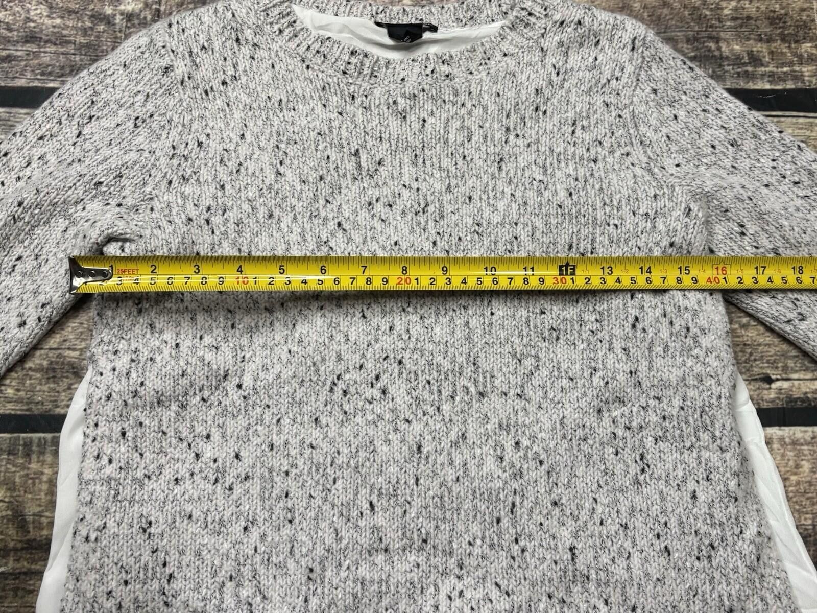 Club Monaco Club Monaco Sweater Womens XS Wool Blend Twofer Confetti Size XS / US 0-2 / IT 36-38 - 10 Thumbnail