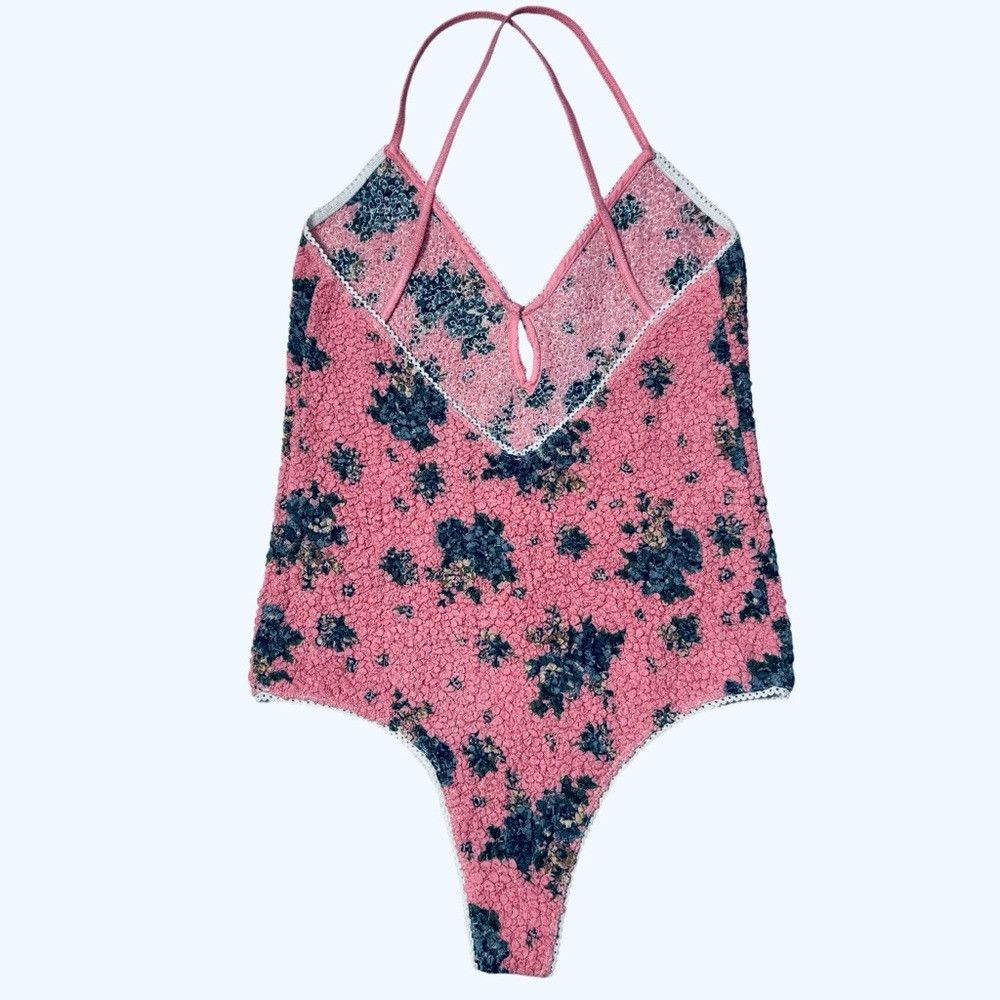 Free People NWT New Free People Seaside Rose Peony Combo Bodysuit Size Size XS / US 0-2 / IT 36-38 - 5 Thumbnail