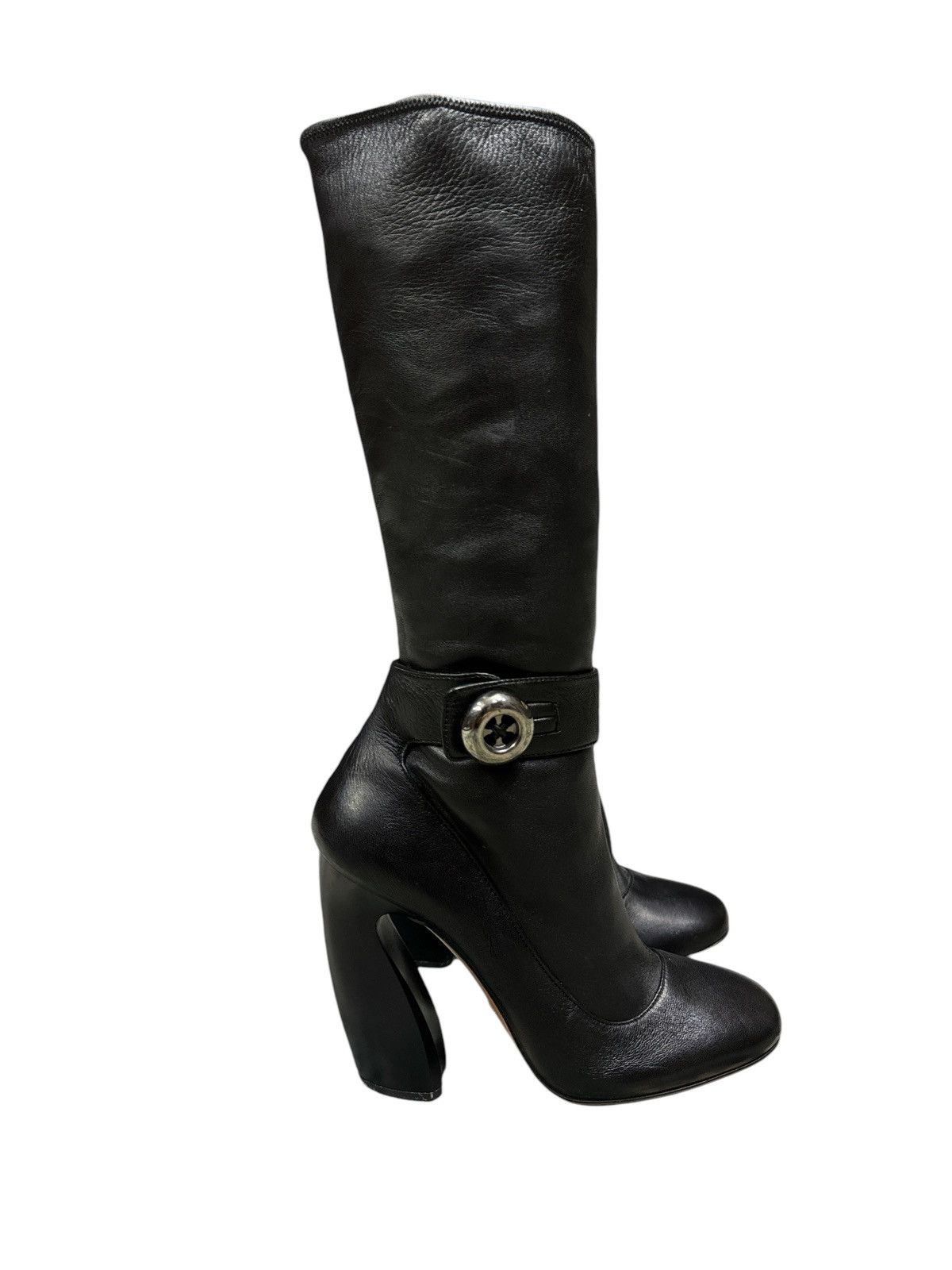 Prada PRADA BOOTS MARY JANE NAPPA BLACK SHOES SIZE 39 Size US 9 / IT 39 - 6 Thumbnail