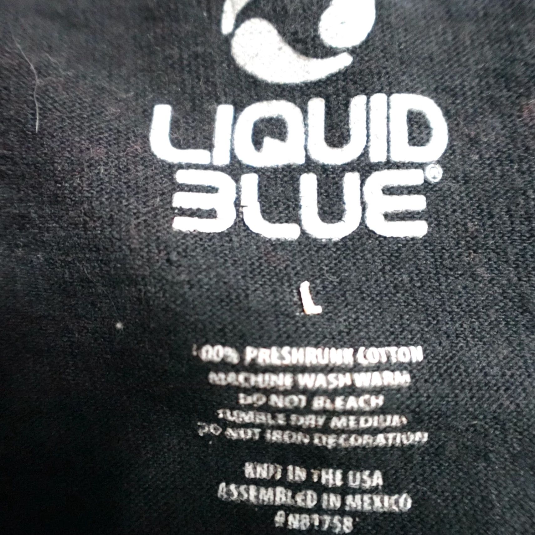 Liquid Blue Liquid Blue T-Shirt L Black Red Cotton Skull Drip Graphic 2008 Y2K Size US L / EU 52-54 / 3 - 3 Thumbnail