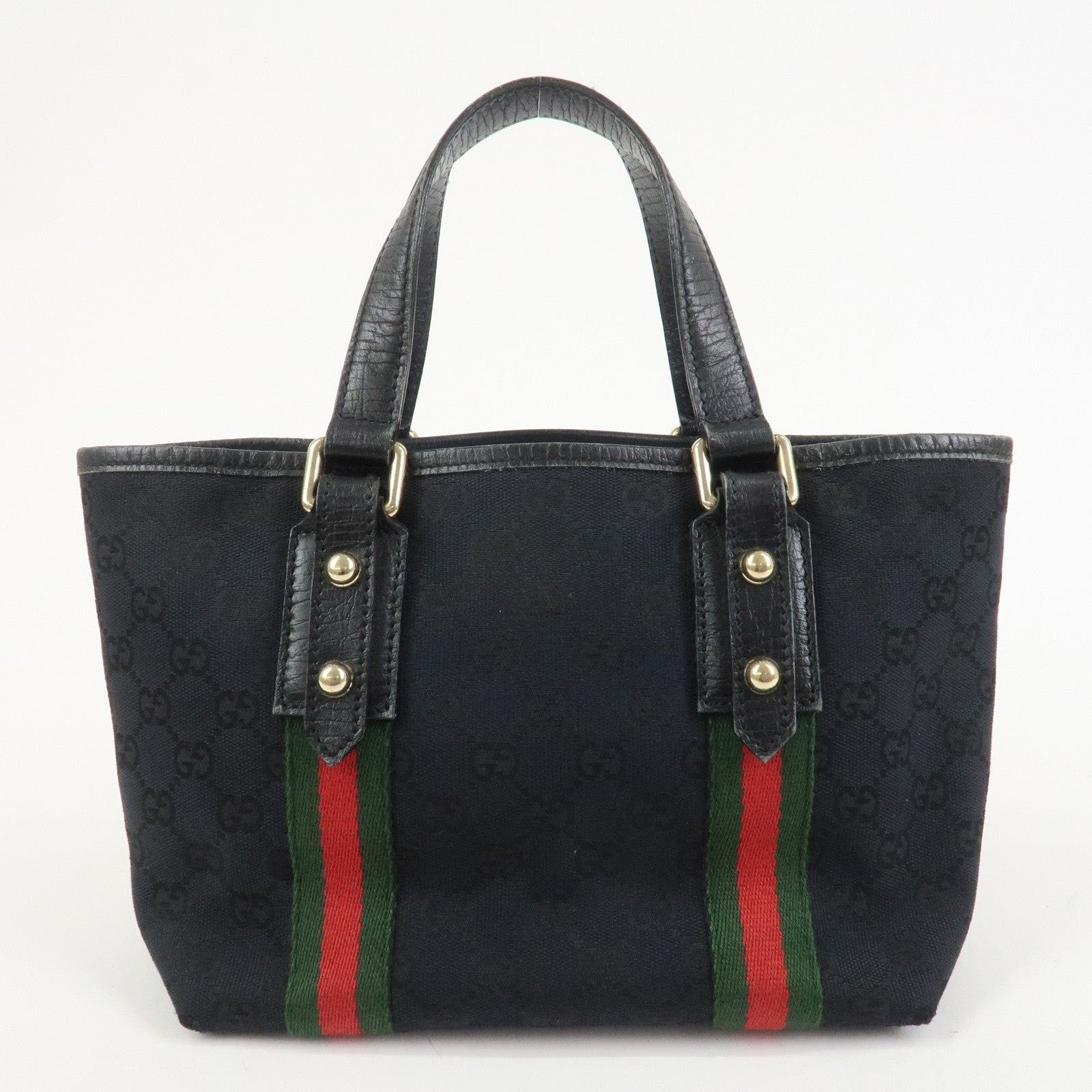 Gucci Gucci Sherry GG Canvas Tote Black Size ONE SIZE - 2 Thumbnail